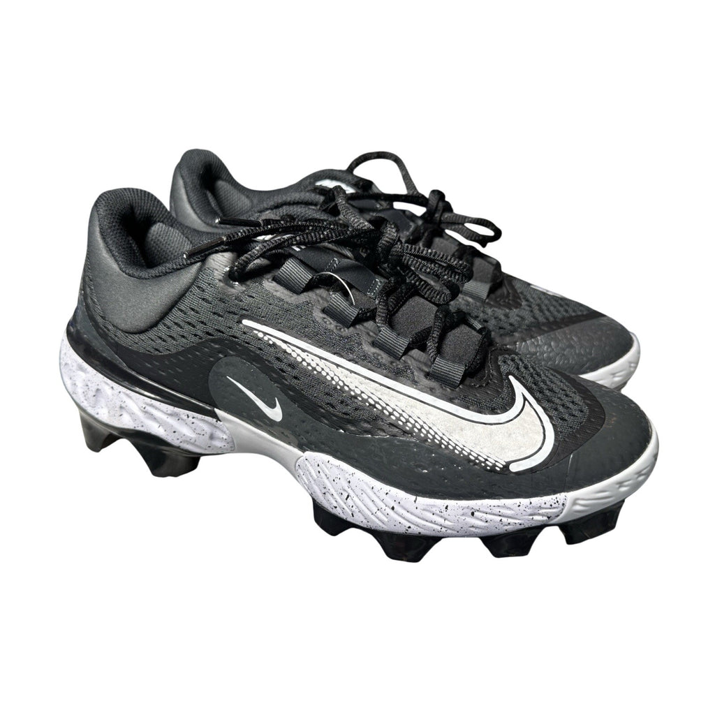 Nike Alpha Huarache Elite 4 MCS Baseball Cleat Black White FD6221-003 Sz 15