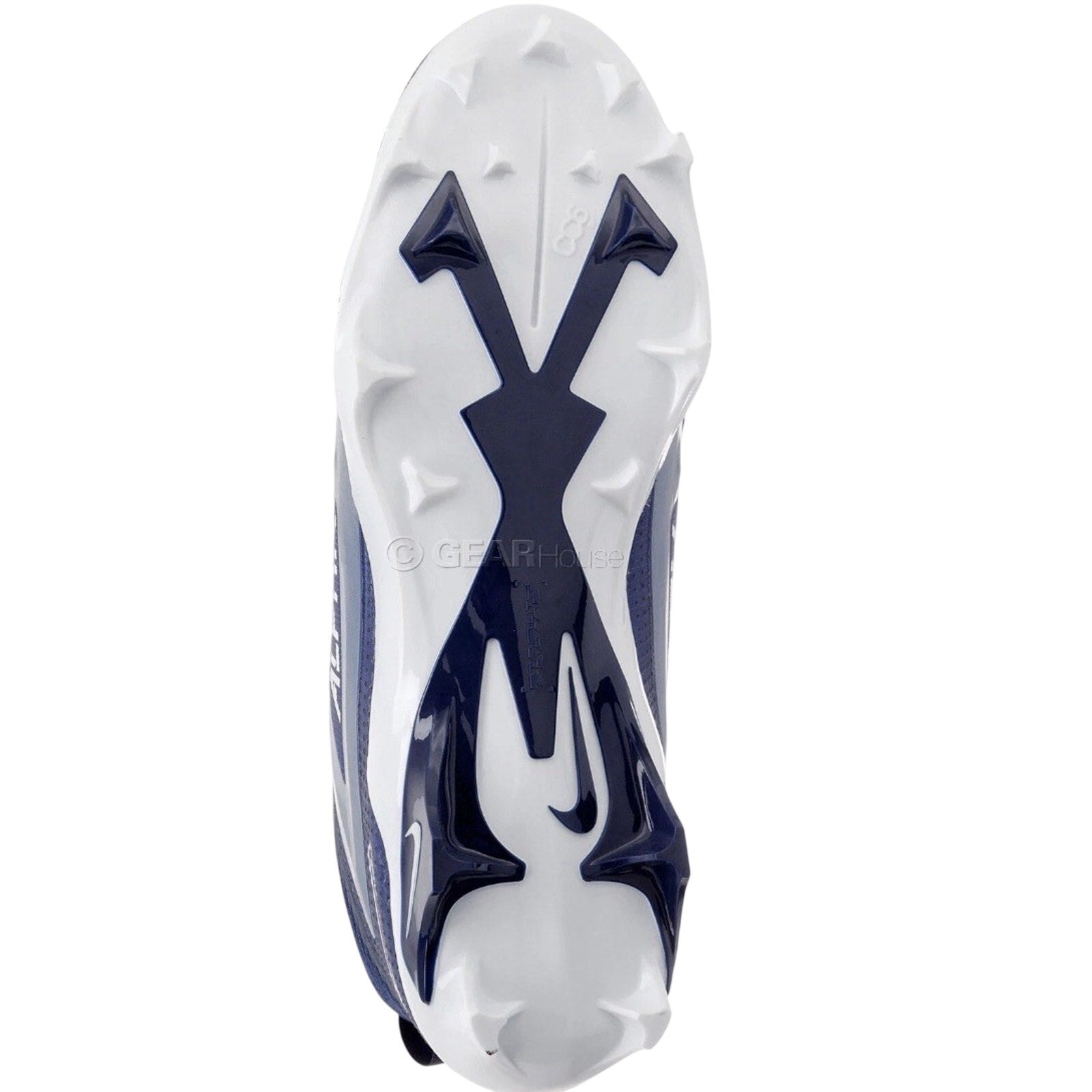 Nike Alpha Menace 4 Pro Football Cleats College Navy Blue White Sz 14 IB2501-400