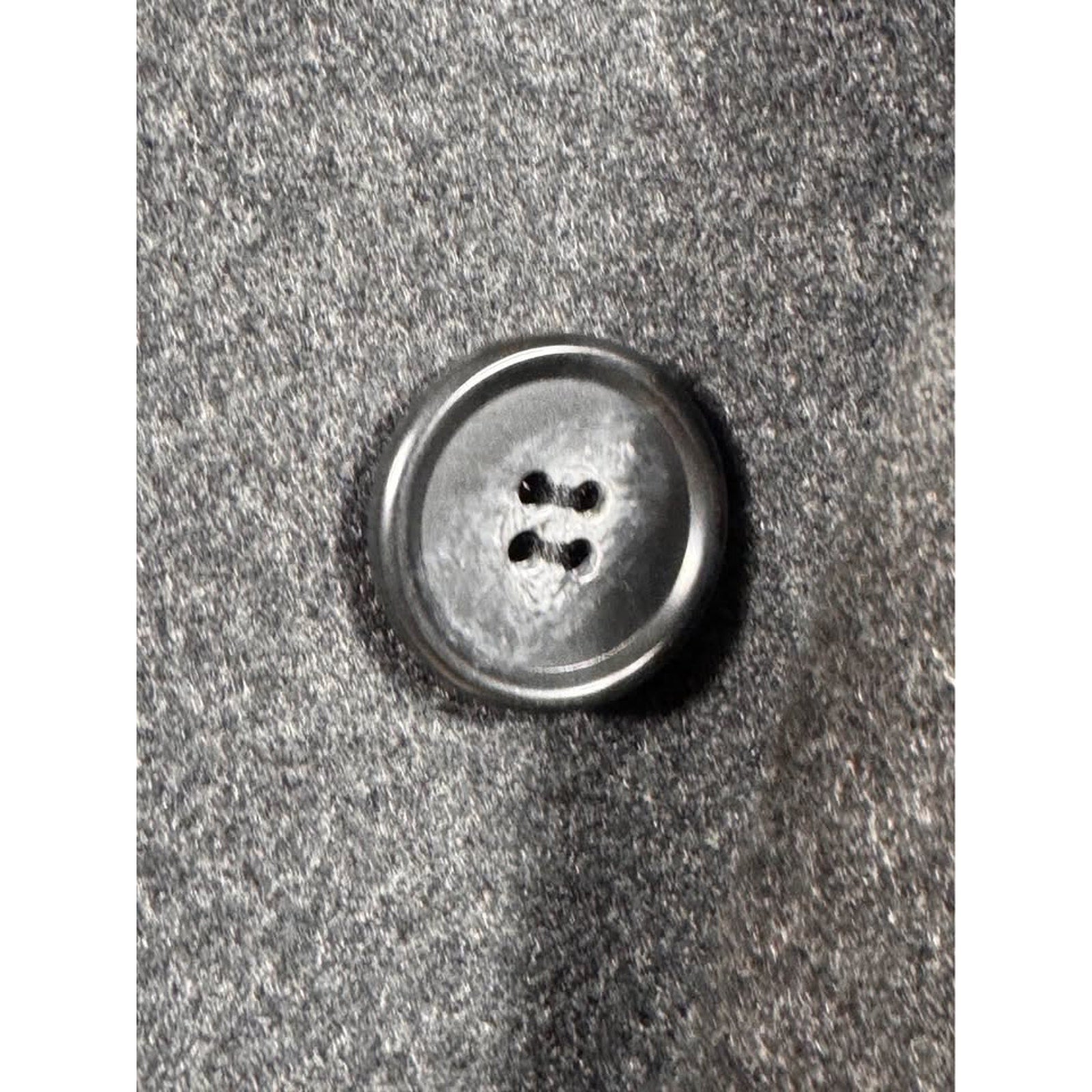 Men’s Cashmere Boutique 100% Cashmere Charcoal Overcoat 44 Large New