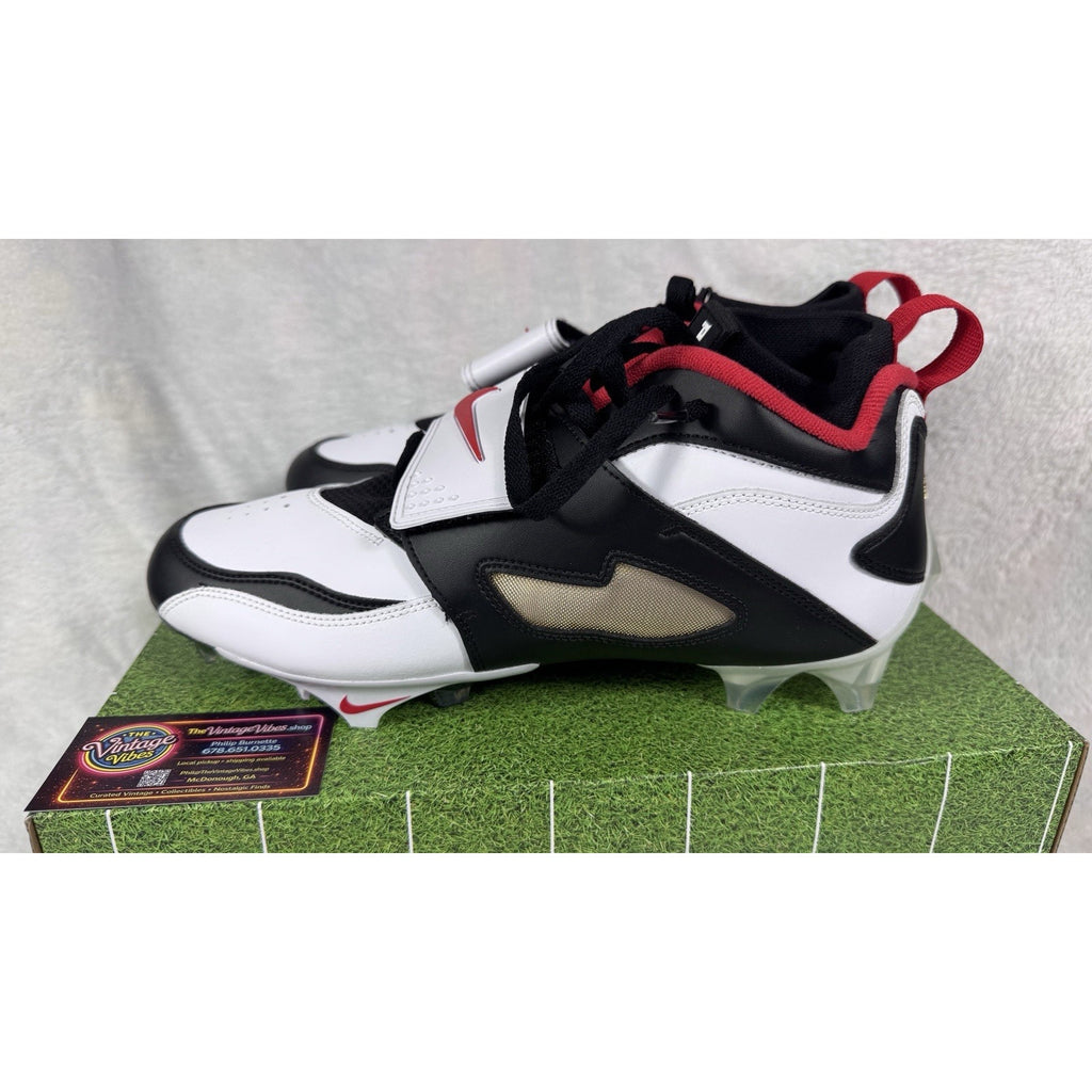 Nike Diamond Turf 93 TD Football Cleats Men’s 11 White Black Red HF5298-100 New