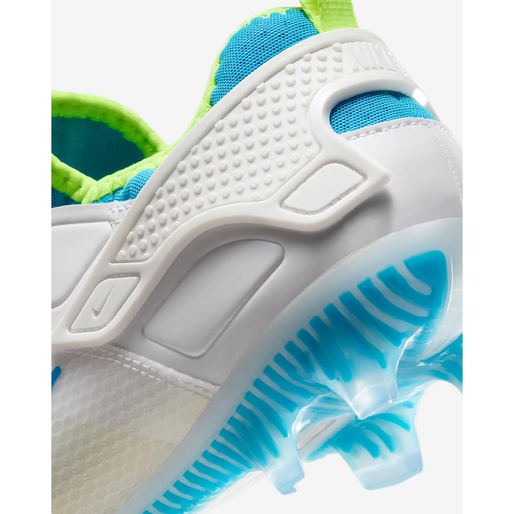 Nike Huarache 9 Elite LAX SE Lacrosse Cleats Men 6 / W 7.5 White Volt FV6147-100