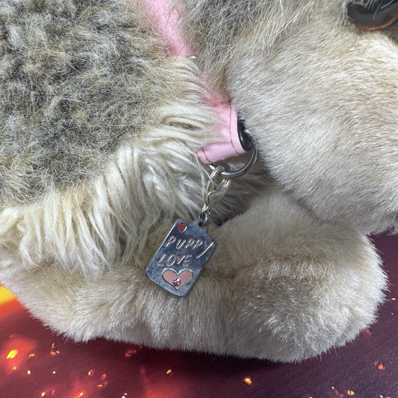 Rare Early 2000s Douglas Cuddle Toys Tyson Wolf #1836 Pink Tag Retired Plush HTF