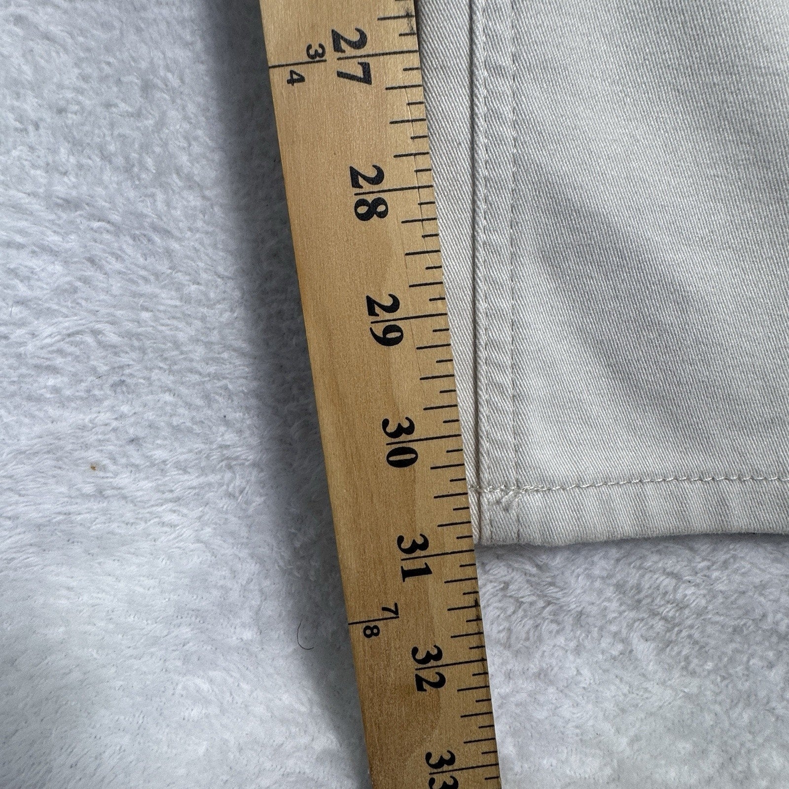 Factory Sample Carpenter Utility Pants Mens 32 Peached Stretch Twill Workwear