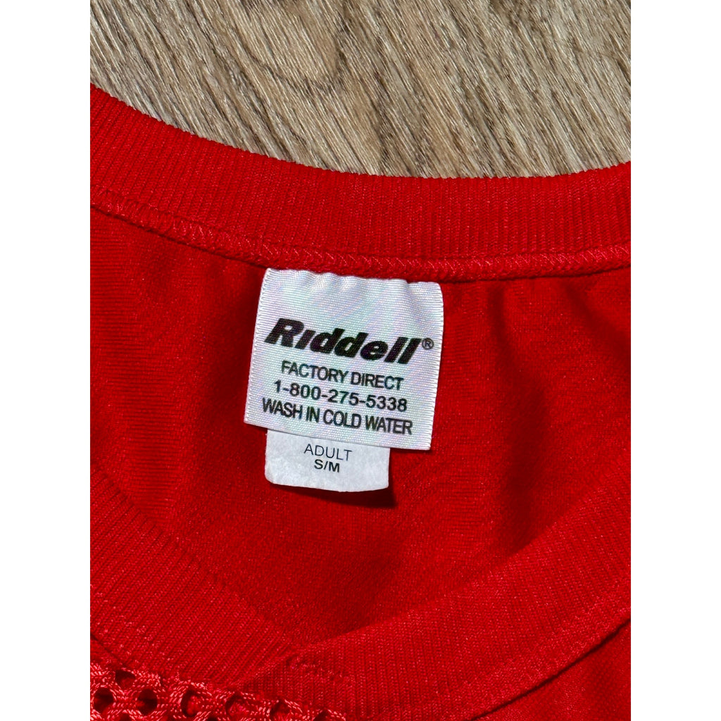 Vintage Georgia Bulldogs #47 Riddell Football Practice Jersey Adult S/M Red UGA
