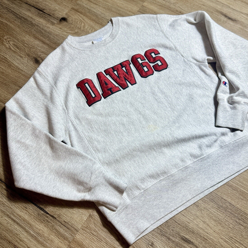 Champion Reverse Weave Crewneck Sweatshirt Georgia Bulldogs DAWGS Football Sz M