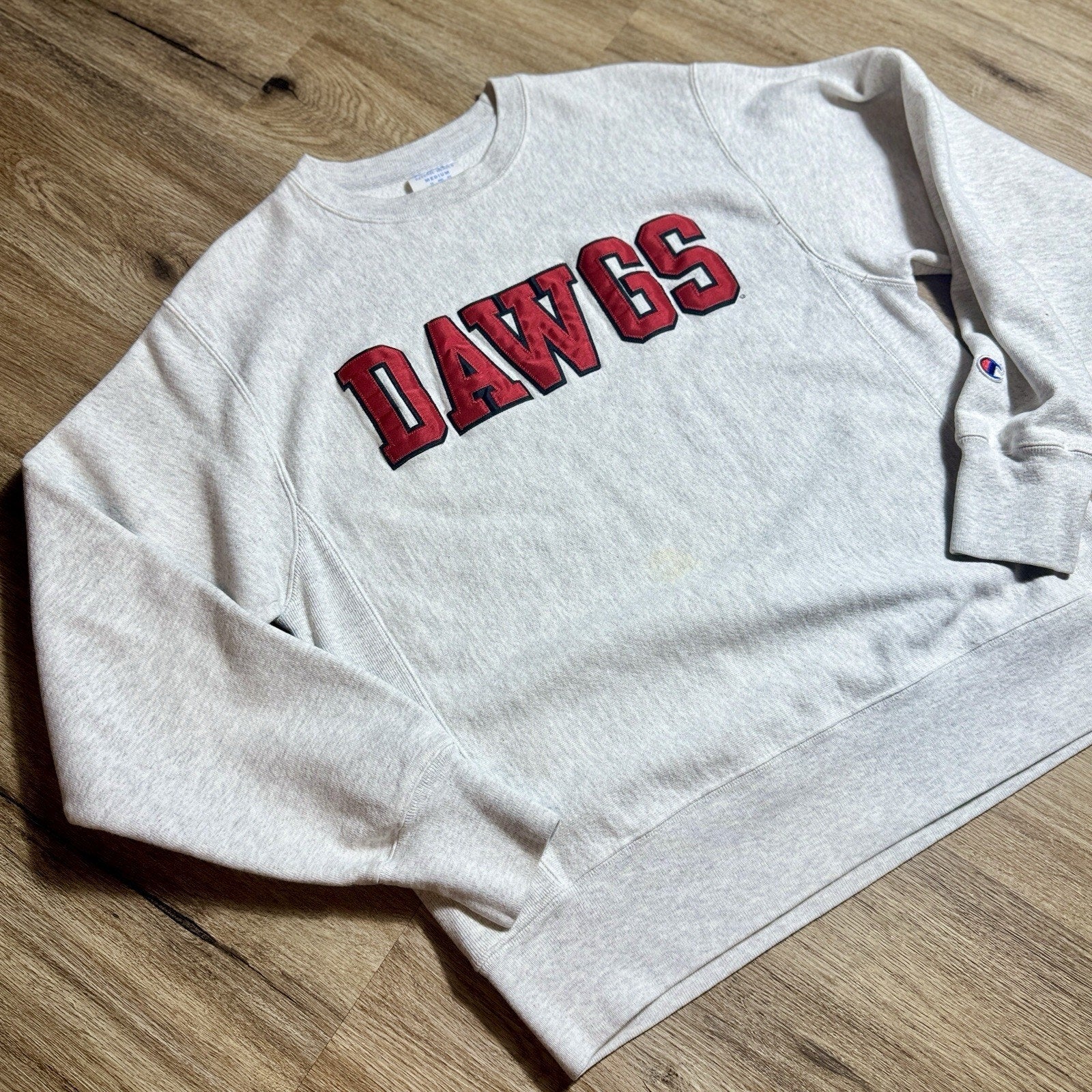 Champion Reverse Weave Crewneck Sweatshirt Georgia Bulldogs DAWGS Football Sz M