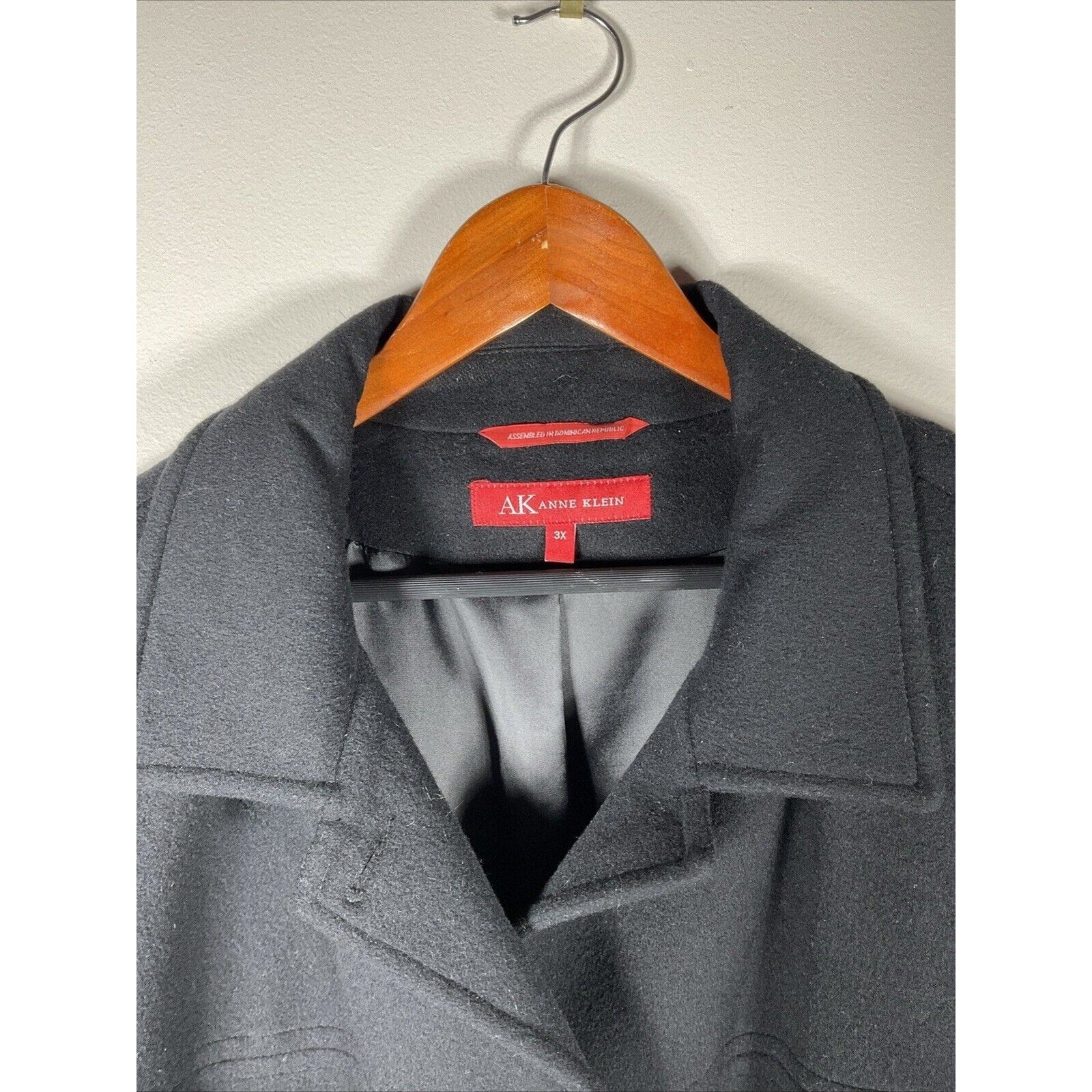 Anne Klein Women’s Wool Blend Sz 3XL Coat Business Dressy