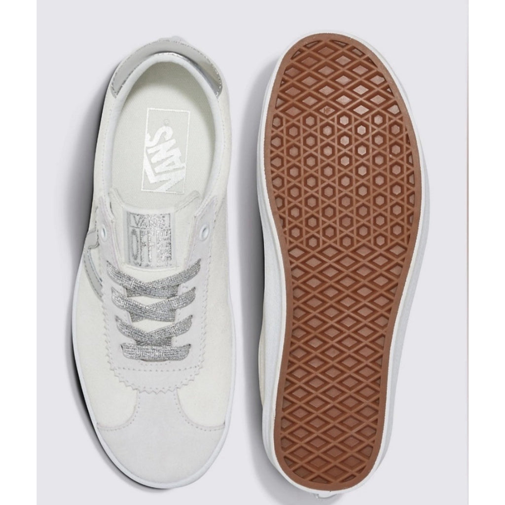 Vans Sport Low Sz 13 Shine Grey Blanc De Blanc Suede VN000CTDDWC 90s Punk Skate
