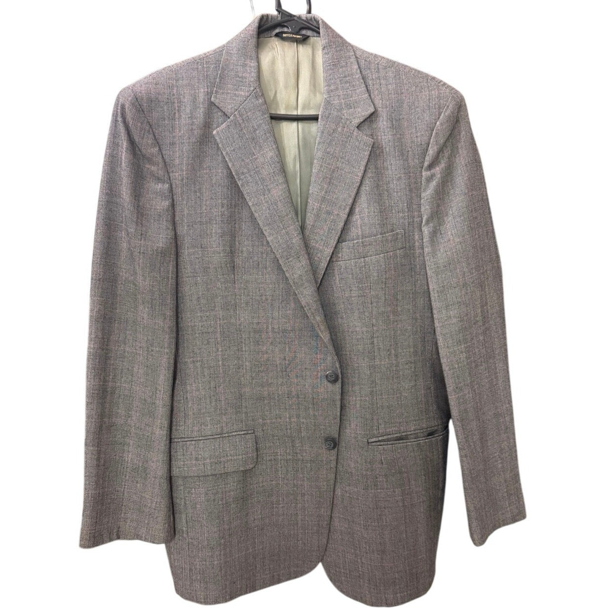 VTG John H. Daniel Gray Glen Plaid Wool Sport Coat Blazer Custom Mens