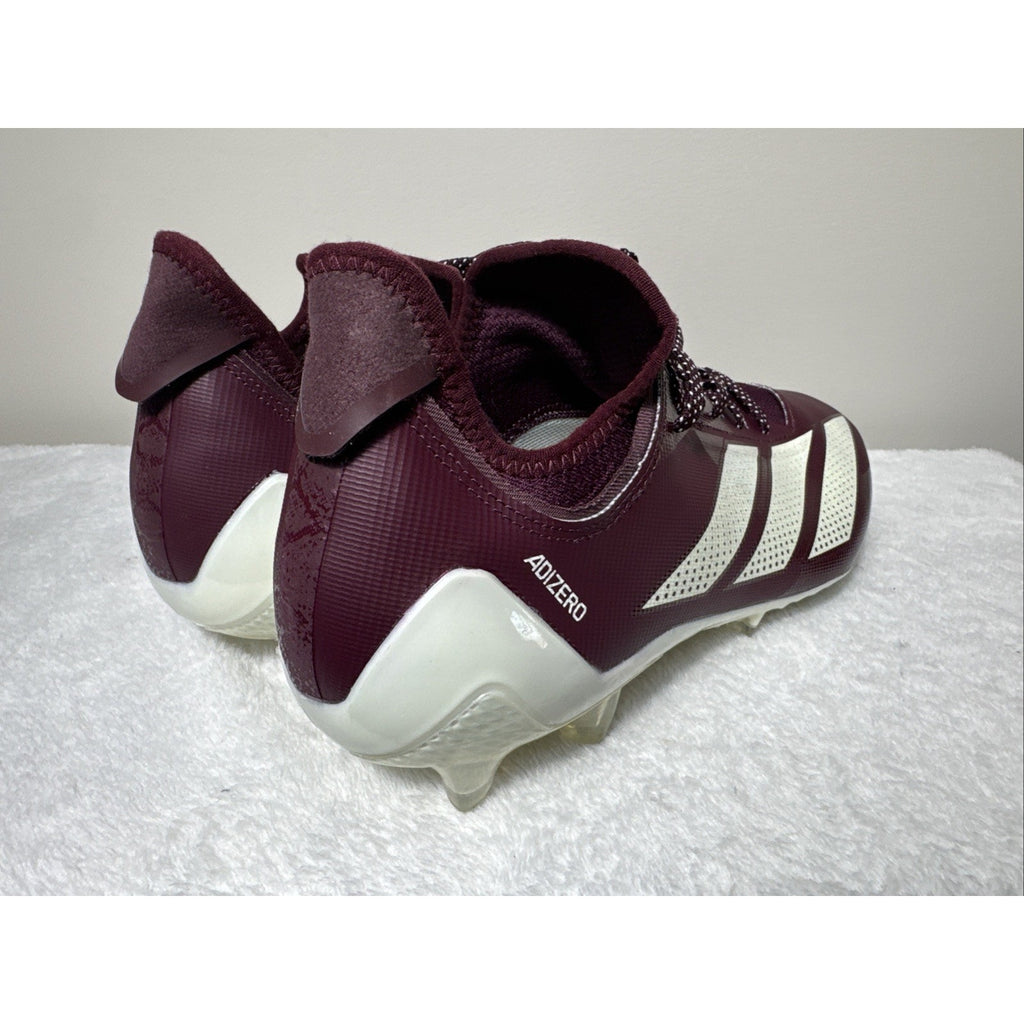 Adidas Adizero Electric.1 Football Cleats Men’s Sz 11.5 Maroon White NFL New