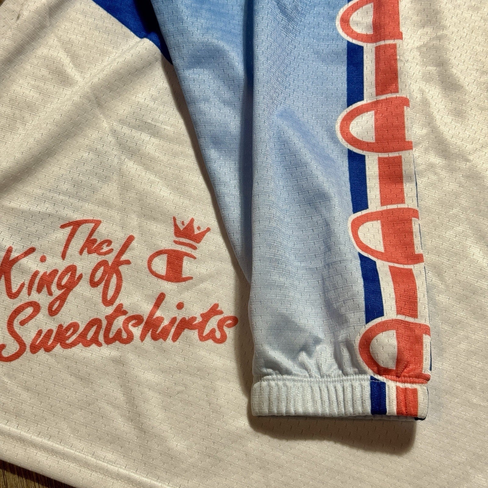 Rare 2015 Champion King Of Sweatshirts Long Sleeve Jersey 2XL NWT U940TU Y2K 90s