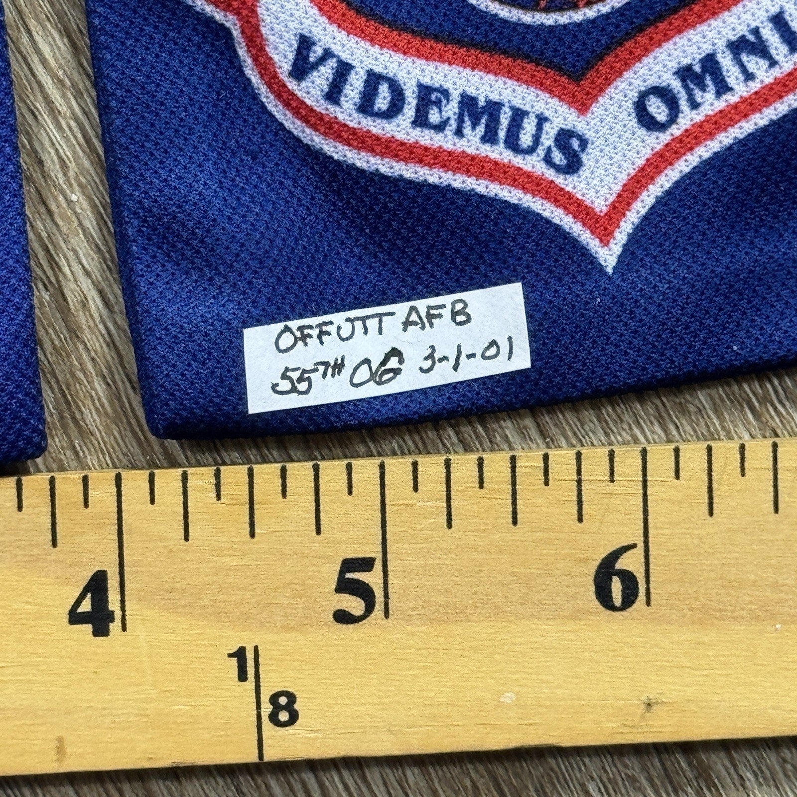 Air Force Pilot Scarf Rakkel Rama World 55th Operations Group Offutt AFB 2001