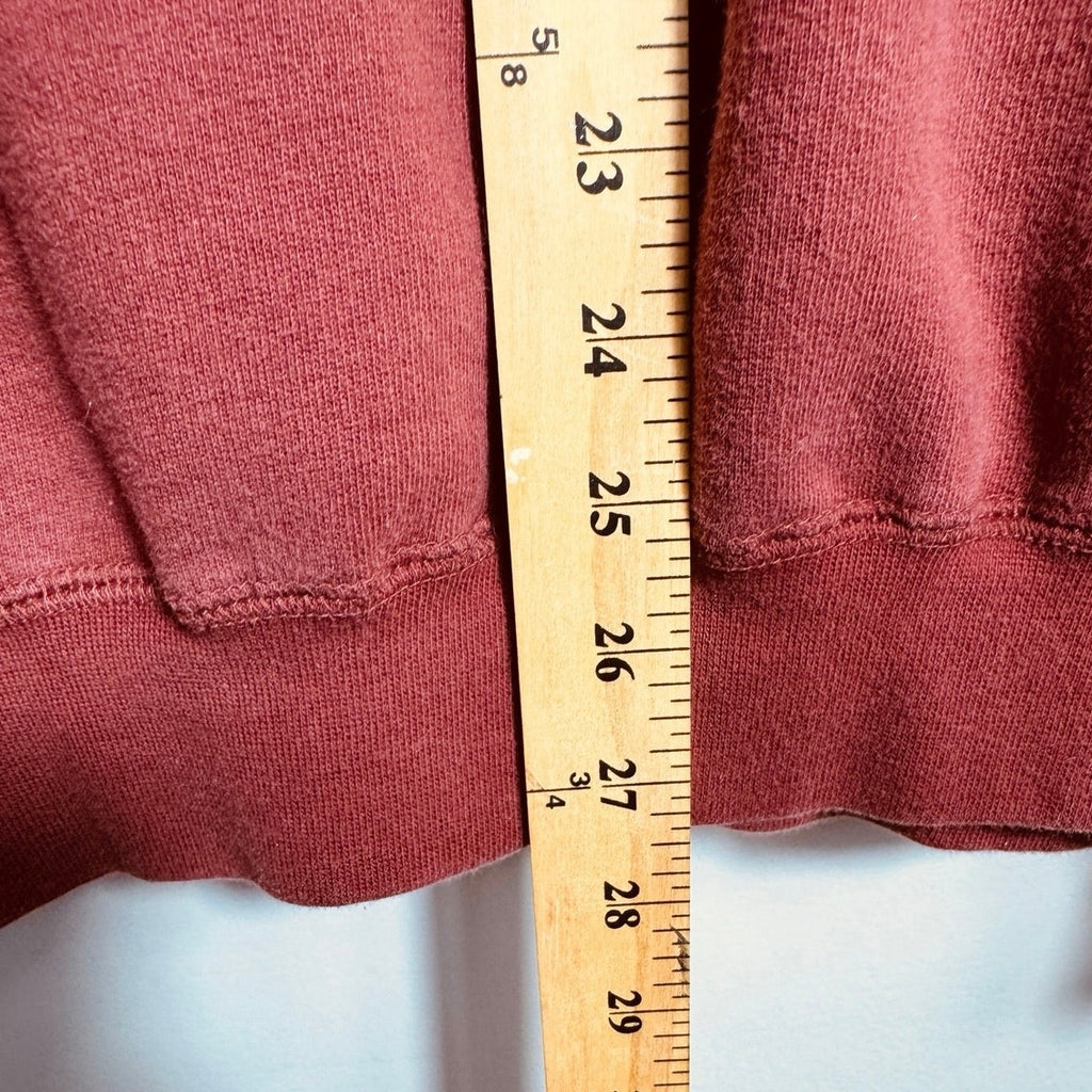 Vintage Russell Athletic Pro Cotton Crewneck Sweatshirt Faded Red Made USA Sz M