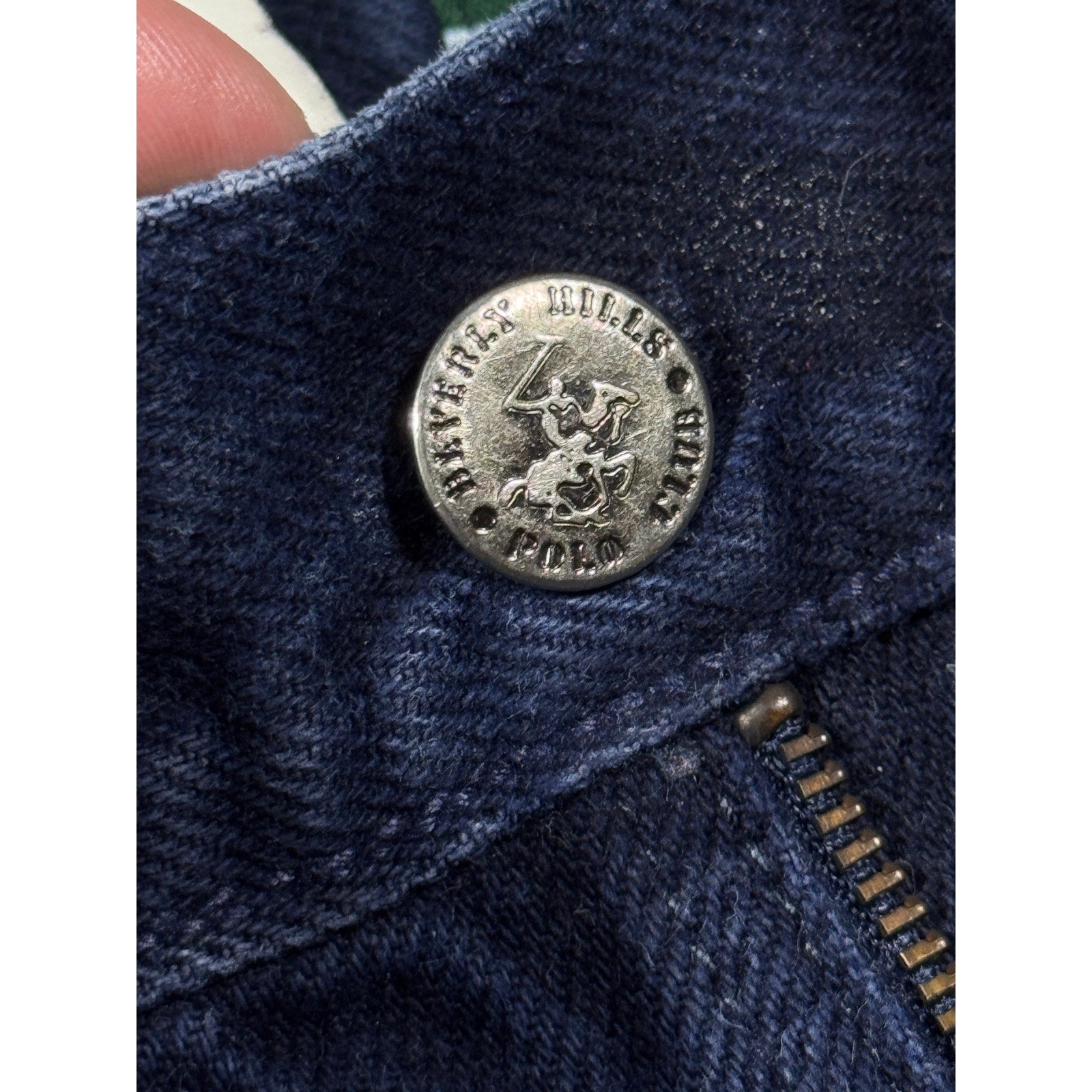 Vintage Beverly Hills Polo Club Baggy Jeans 36x32 90s Made USA Y2K Hip Hop Denim