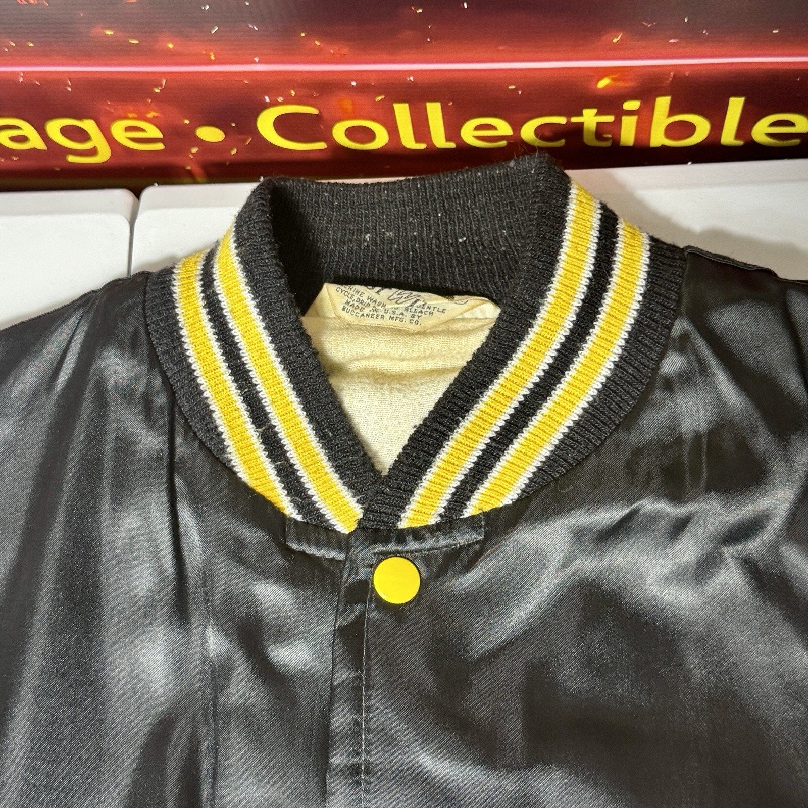 Vtg West Wind Glaziers Local 27 Union Satin Jacket USA ACTWU Men’s M Chicago HTF