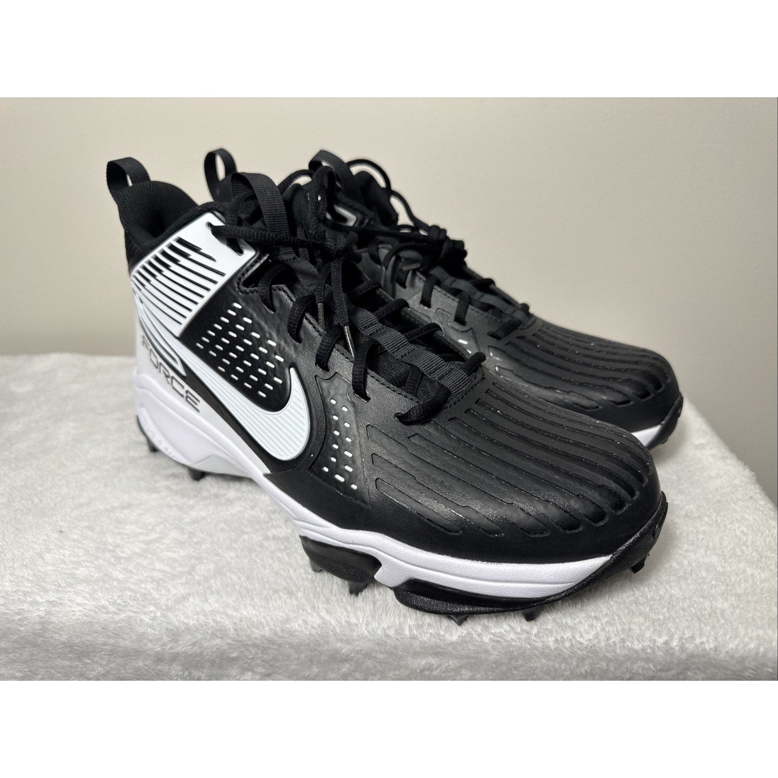 Nike Force Savage Pro 3 Shark Lineman Football Cleats FJ8163-002 Men's Sz 14 NEW