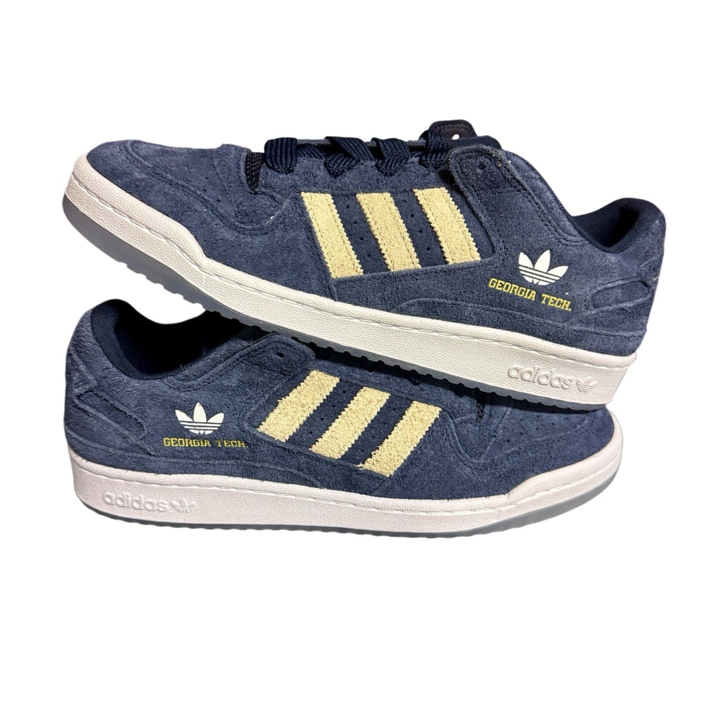 adidas Forum Low CL NCAA Georgia Tech Yellow Jackets HQ7477 Men's 15 Navy Gold