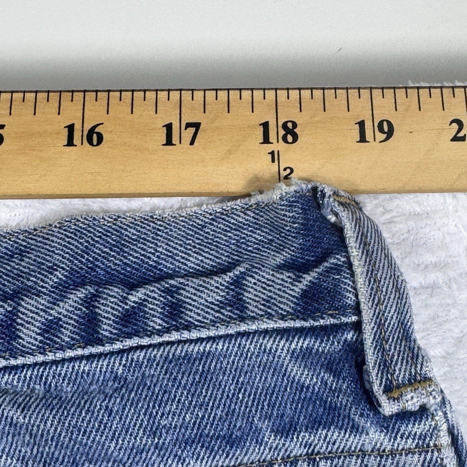 Carhartt B42 Relaxed Fit Jeans Mens 40x30 Distressed Workwear Denim Made Mexico