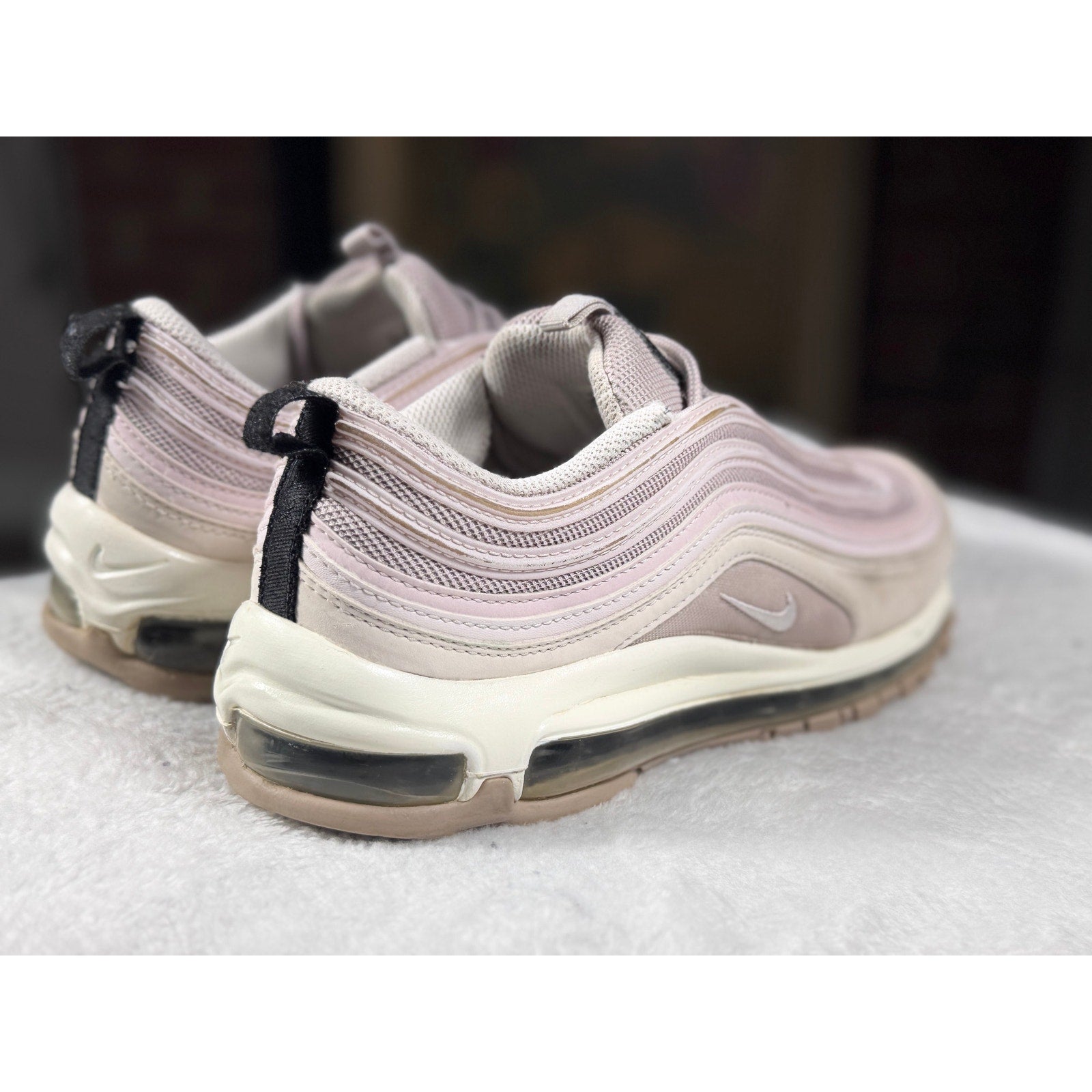 Nike Air Max 97 Pink Oxford Barely Rose Women’s Running Shoes 921733-602 Sz 9