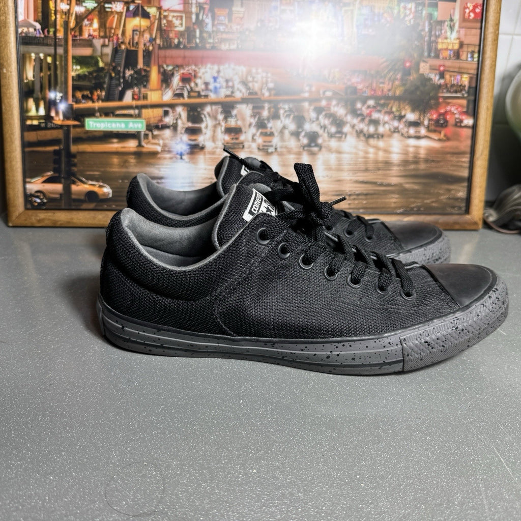 Converse All Star Low 160297C Triple Black Gray Speckled Sneakers Men’s 9.5