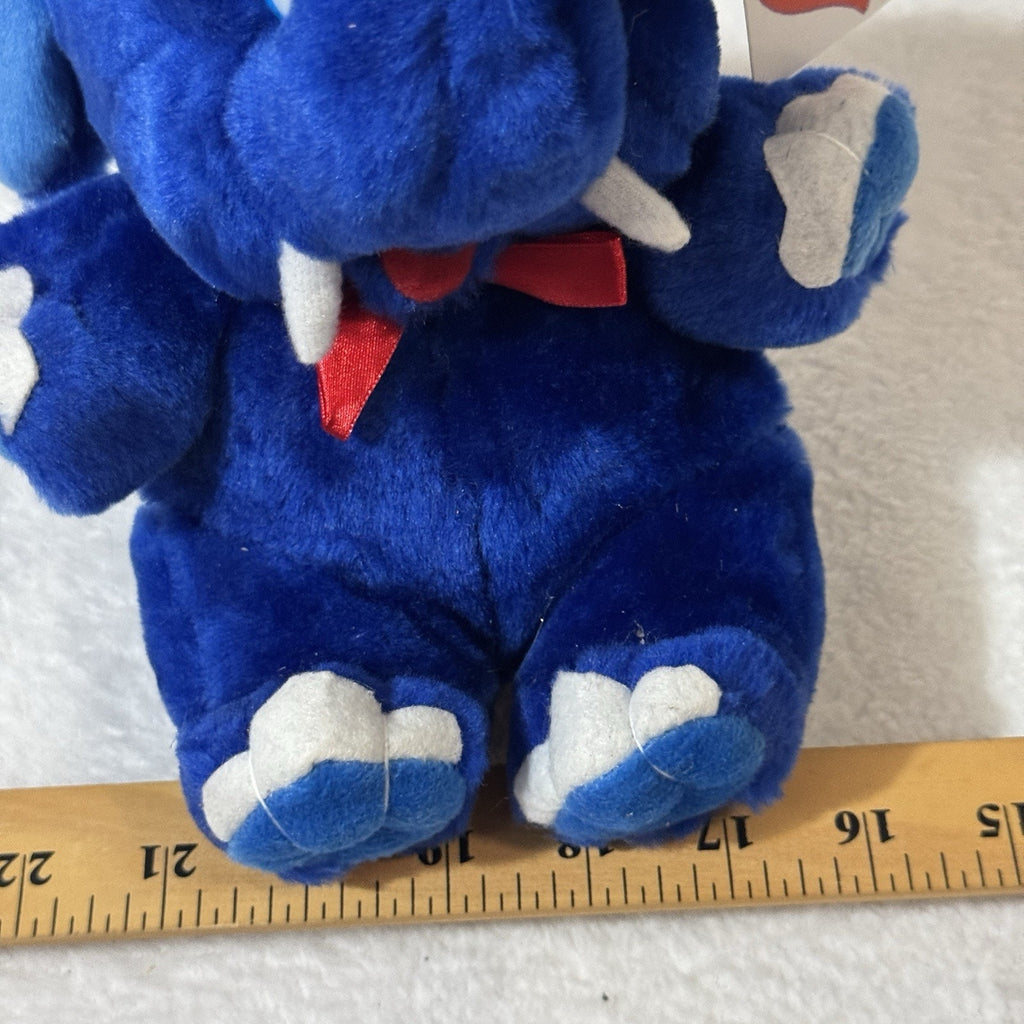 Rare Plush Appeal Blue Elephant Plush Stuffed Animal I Love You Heart Vtg NWT