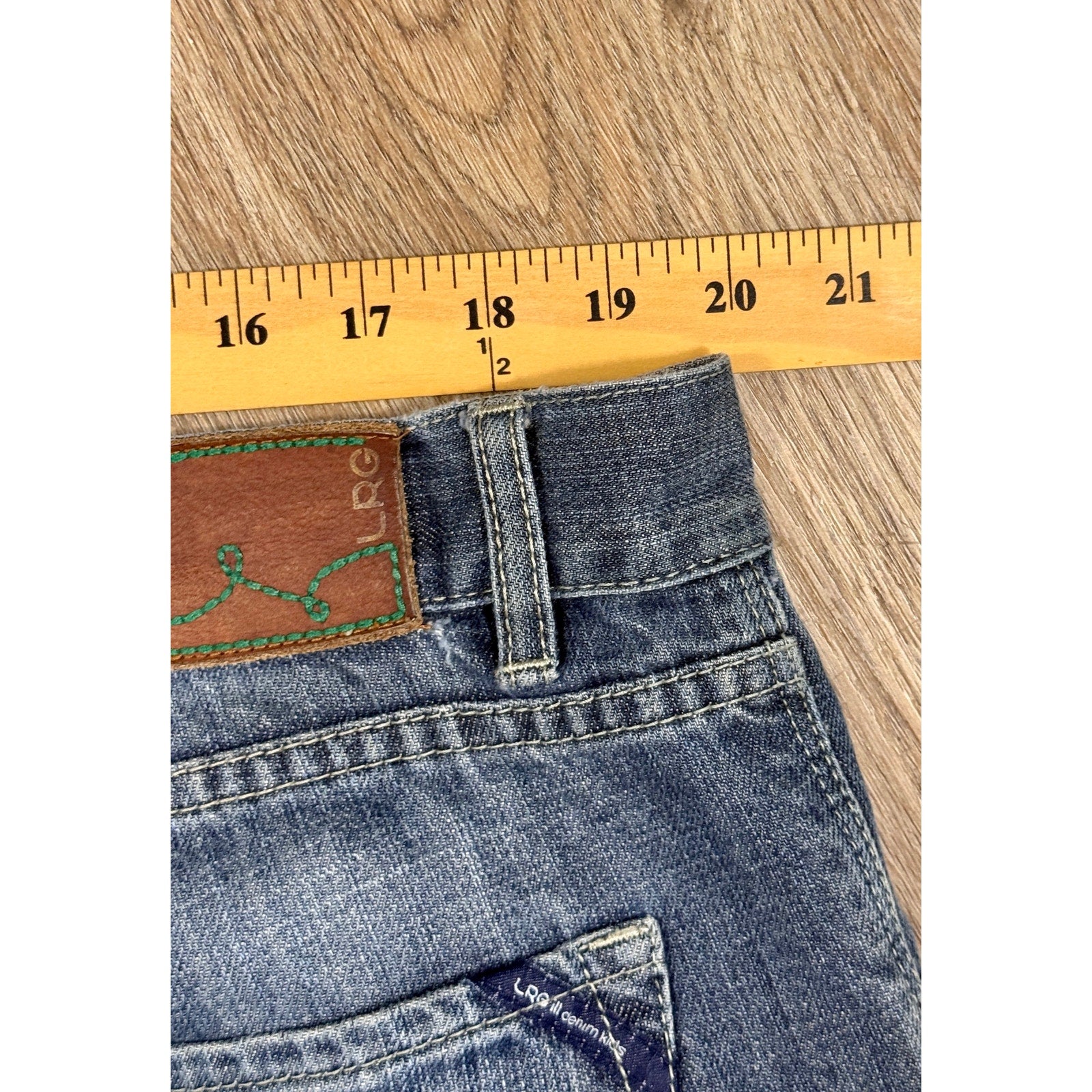 LRG Lifted Research Group Grass Roots 47 Fit Jeans Men’s 40x32 Y2K Baggy Denim