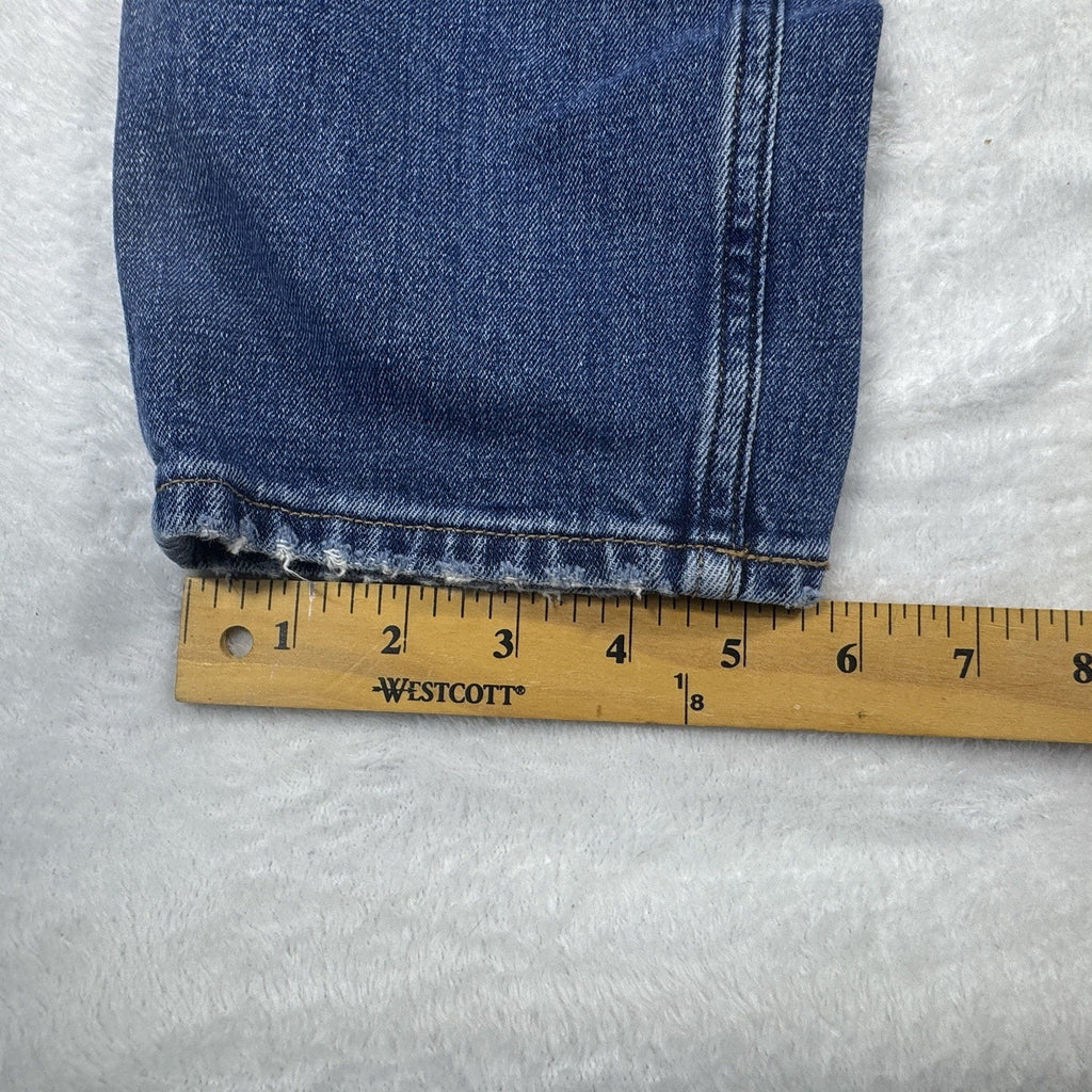 Abercrombie & Fitch Curve Love High Rise Distressed Skinny Jeans Womens 33 16L