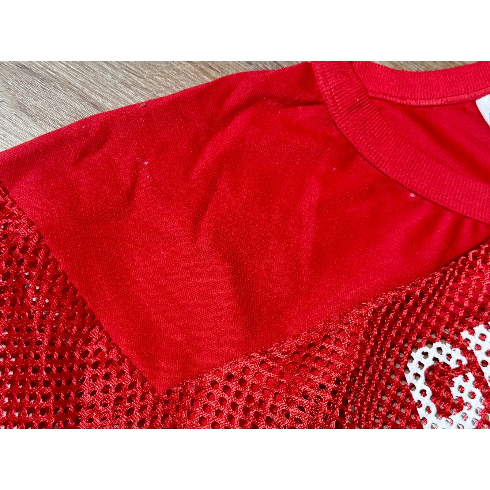 Vintage Georgia Bulldogs #47 Riddell Football Practice Jersey Adult S/M Red UGA
