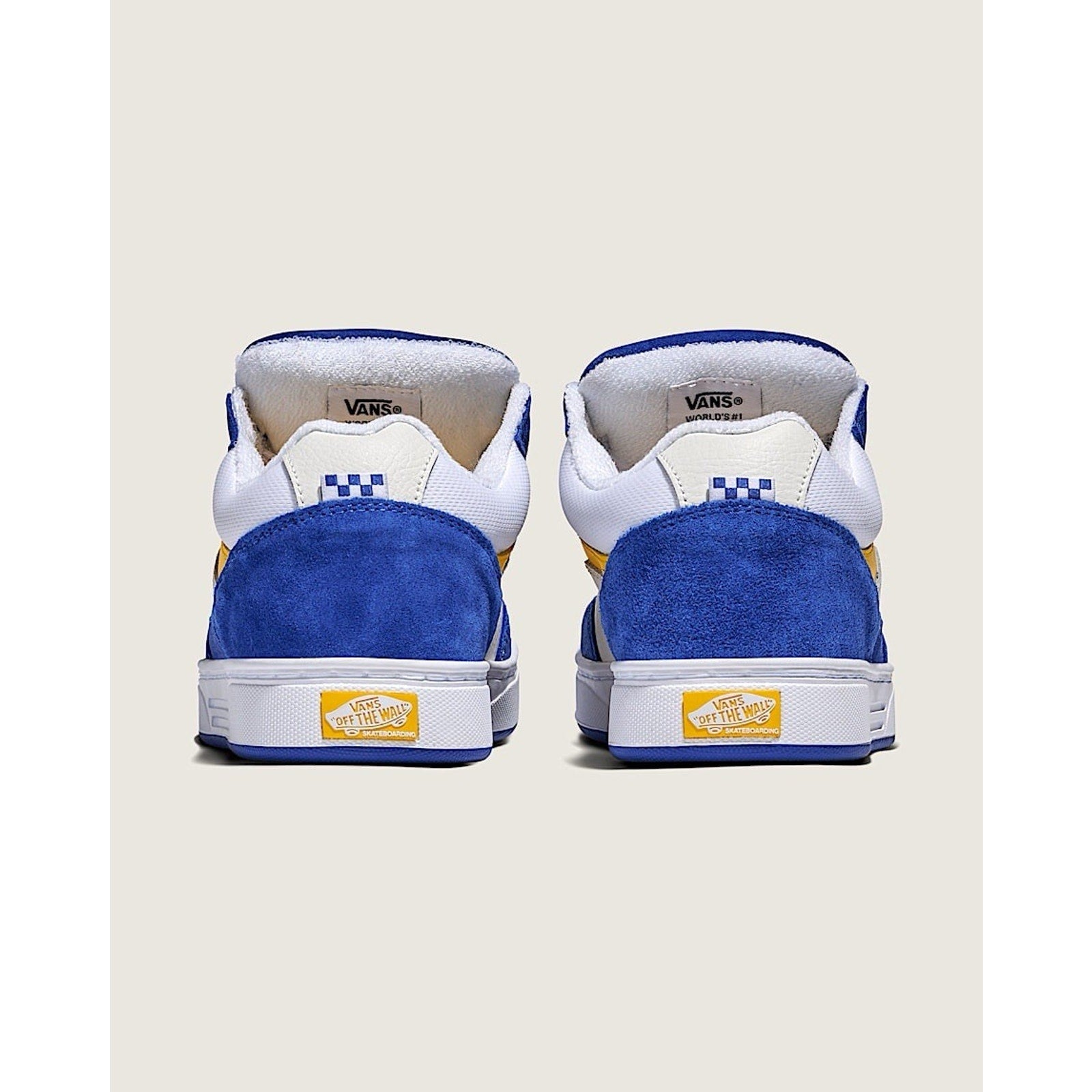 Vans Skate Estazzo VN000D45BYL Blue Yellow White Skate Shoe Mens 9.5 Sold Out