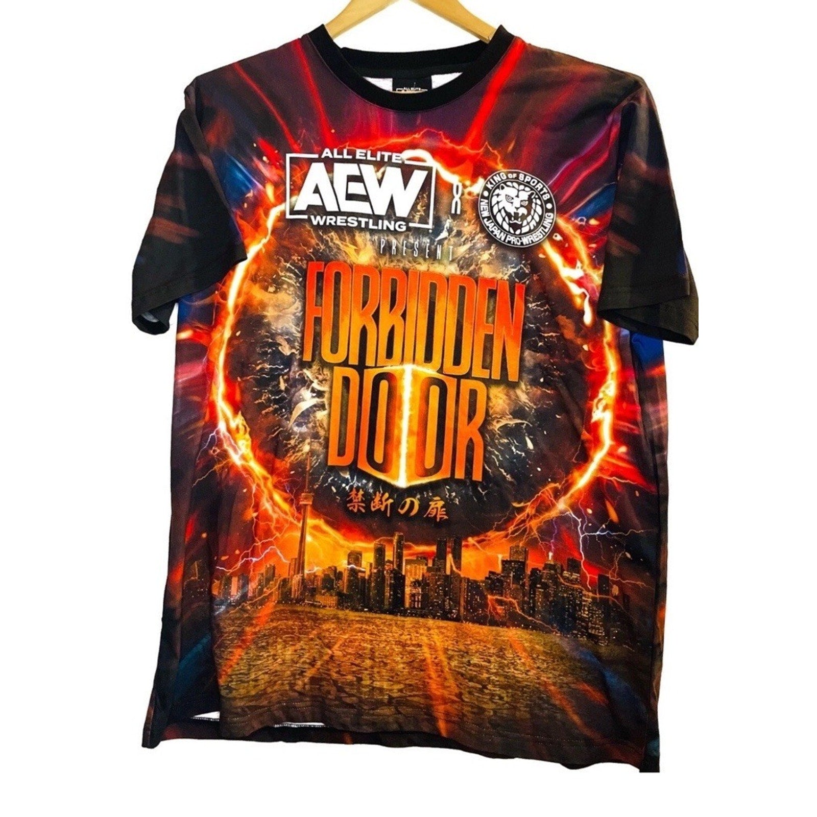 AEW Wrestling Forbidden Door 2023 T-Shirt 3XL All Over Print AOP Event Merch