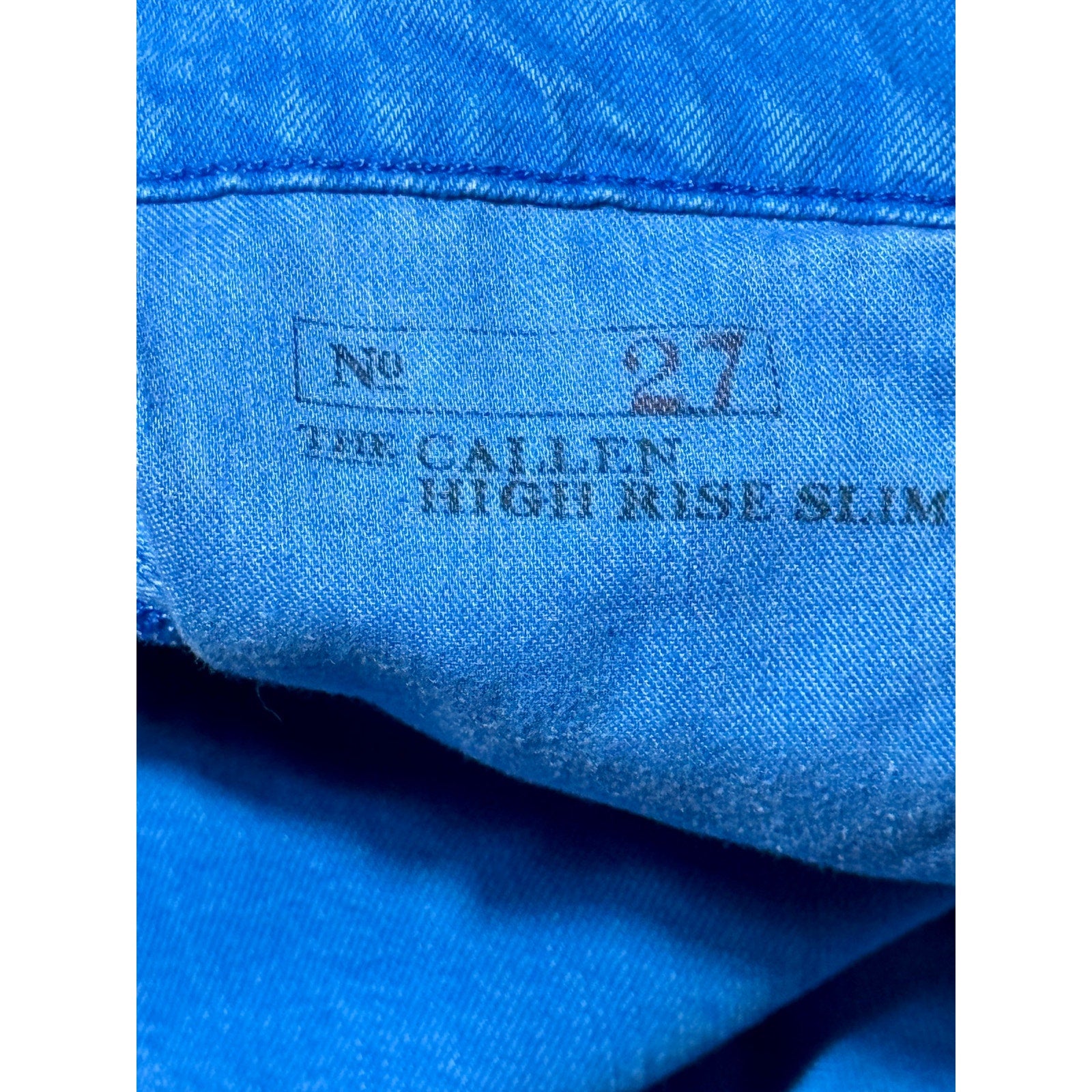 Polo Ralph Lauren Callen High Rise Slim Jeans Women’s 27 Blue Denim