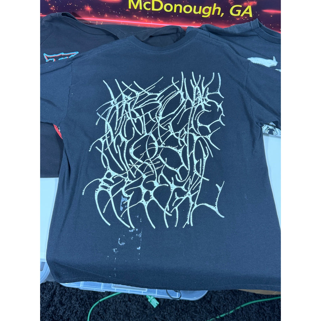 9 Metal Band T Shirt Lot Large Deathcore Death Metal Excision Paradox Jacket