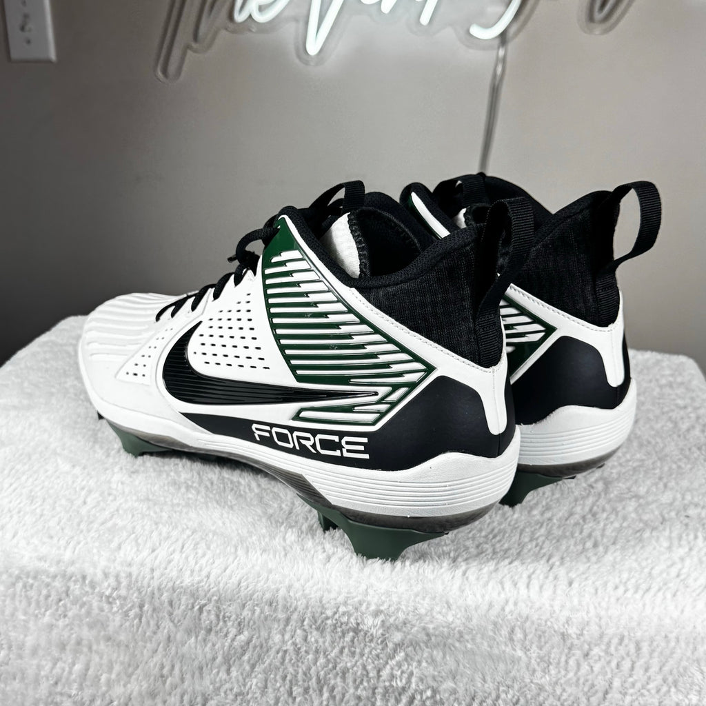 Nike Force Savage Pro 3 Lineman Football Cleats White Black Green DA5453-112 13