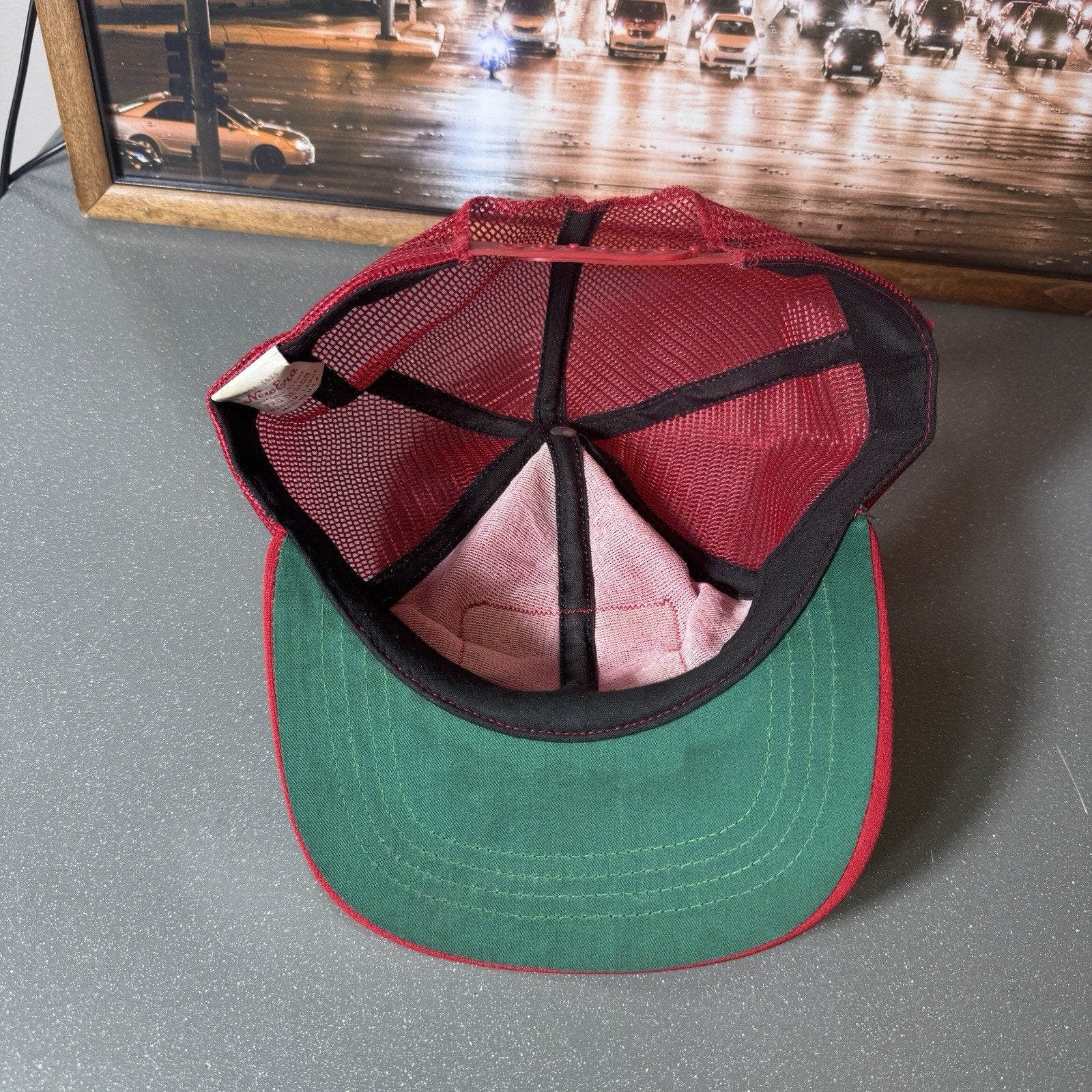 Vtg 70s-80s Honda New Era USA Trucker Snapback Hat Terry’s Cycle Lawn Motorcycle