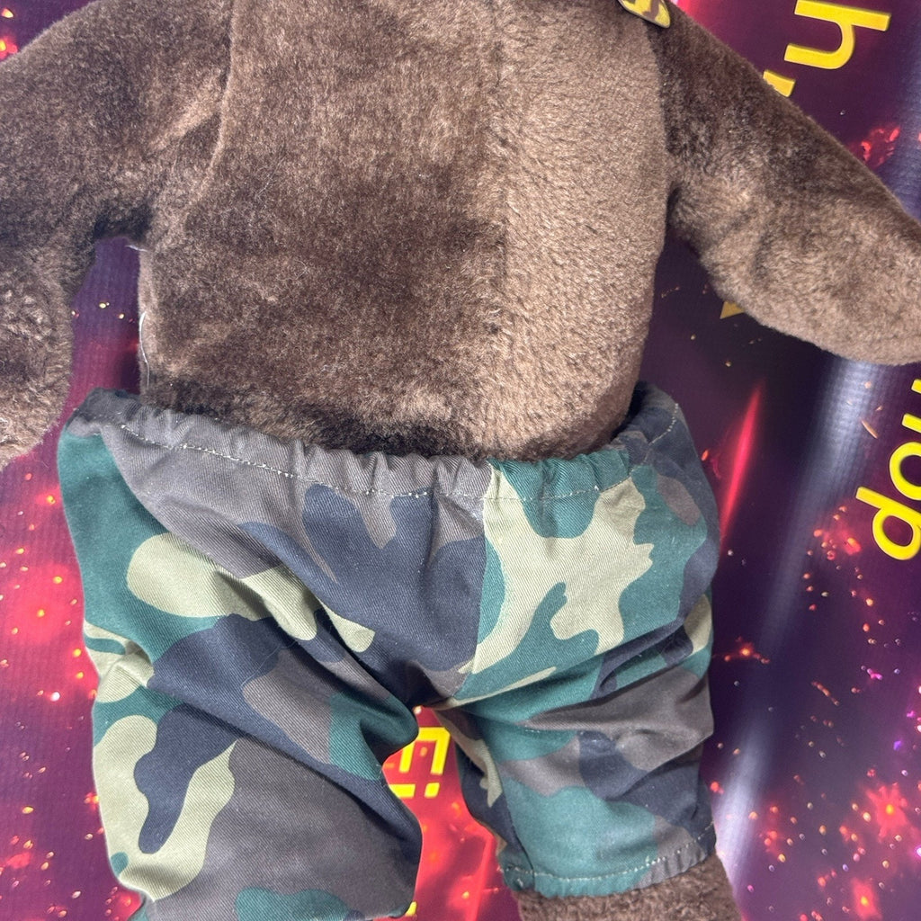 J.J. Wind Vintage 1986 US Army Bear Stuffed Plush Teddy 20" Tall