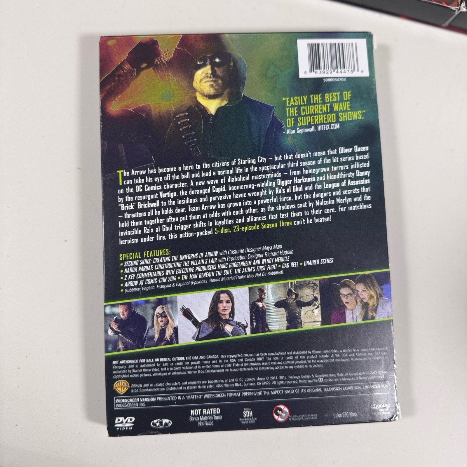 Arrow Complete Seasons 1-7 DVD Lot S1-S3 Sealed S4-S7 Like New DC CW TV Series