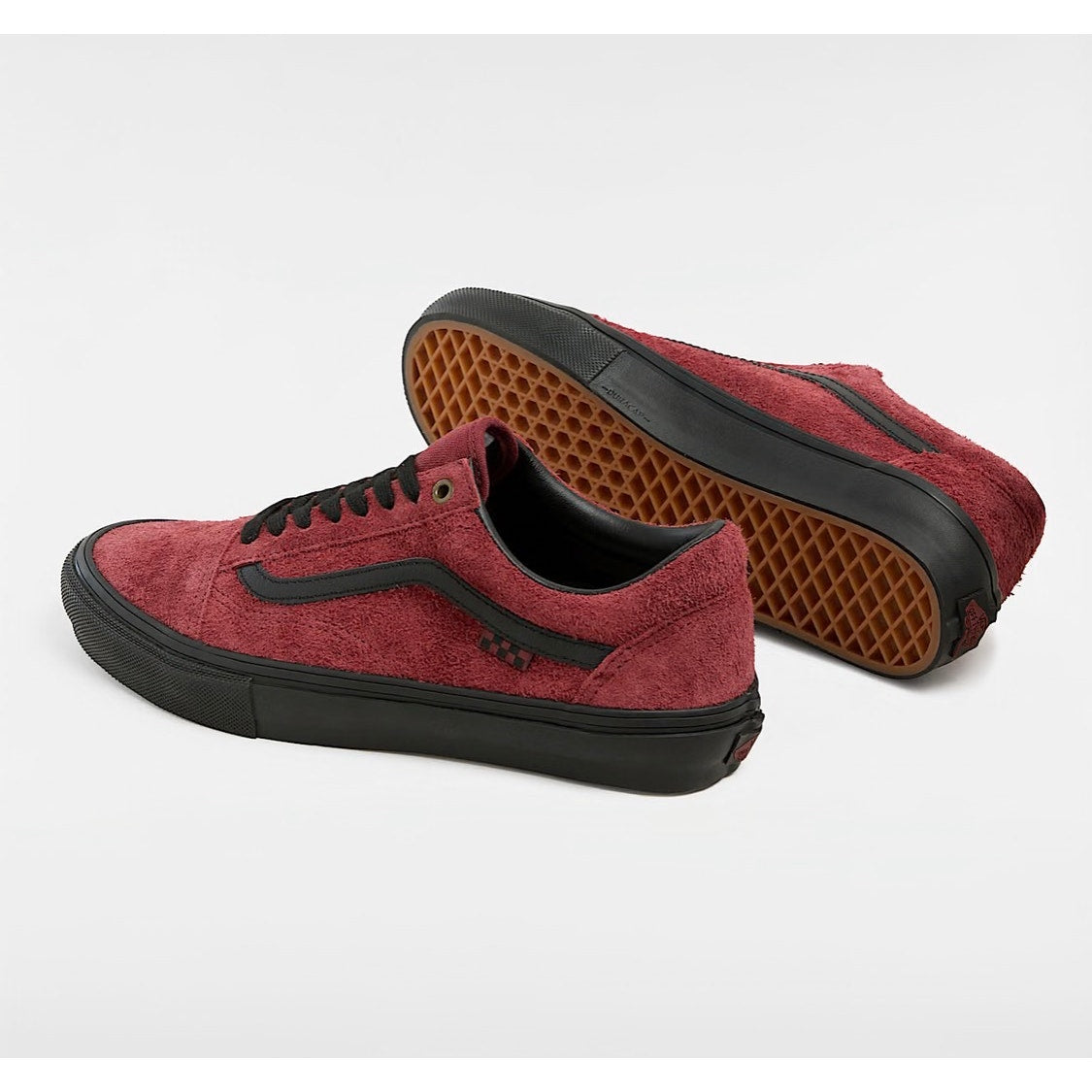 Vans Skate Old Skool Hairy Suede Burgundy White Men’s 6 Women’s 7.5 VN0A2Z32KGD