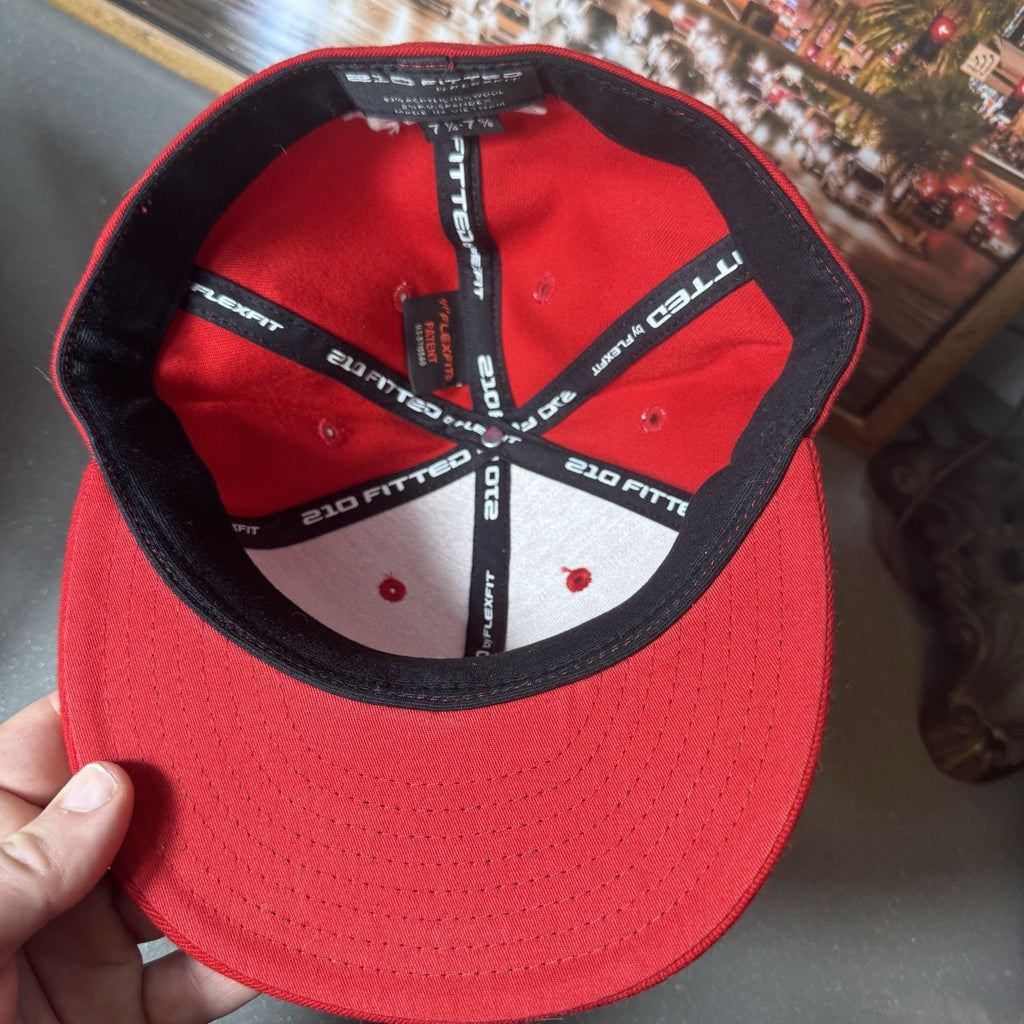 2000s Full Tilt Poker Online Gambling WSOP Flex Fitted Hat 7 1/4-7 5/8 L XL Y2K