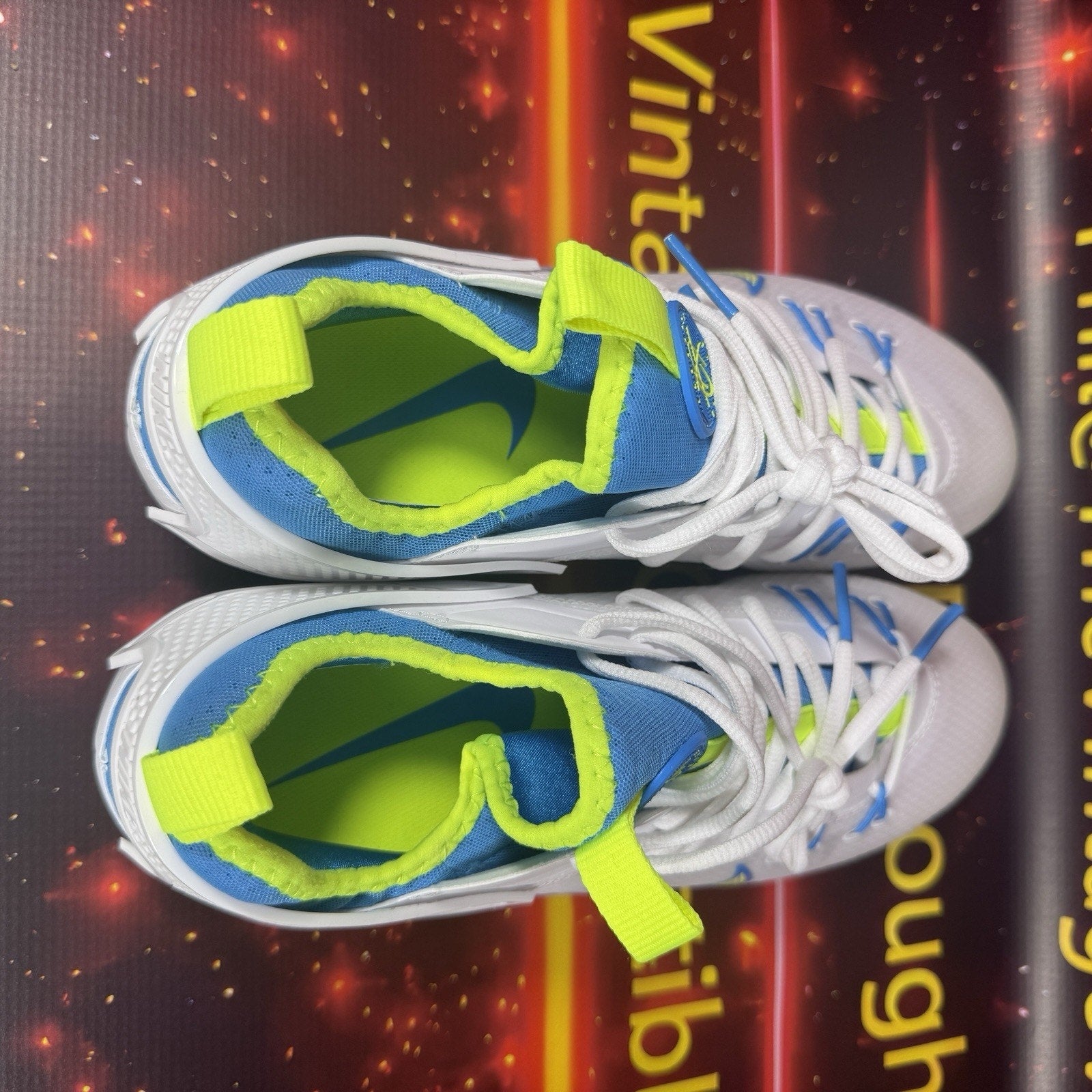 Nike Huarache 9 Elite Low LAX SE Lacrosse Cleats Men's Size 9.5 FV6147-100 New