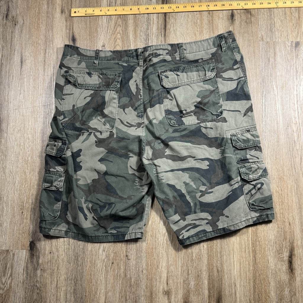Wrangler Cargo Pants Mens 46 Camo Camouflage Military Utility Workwear Cotton