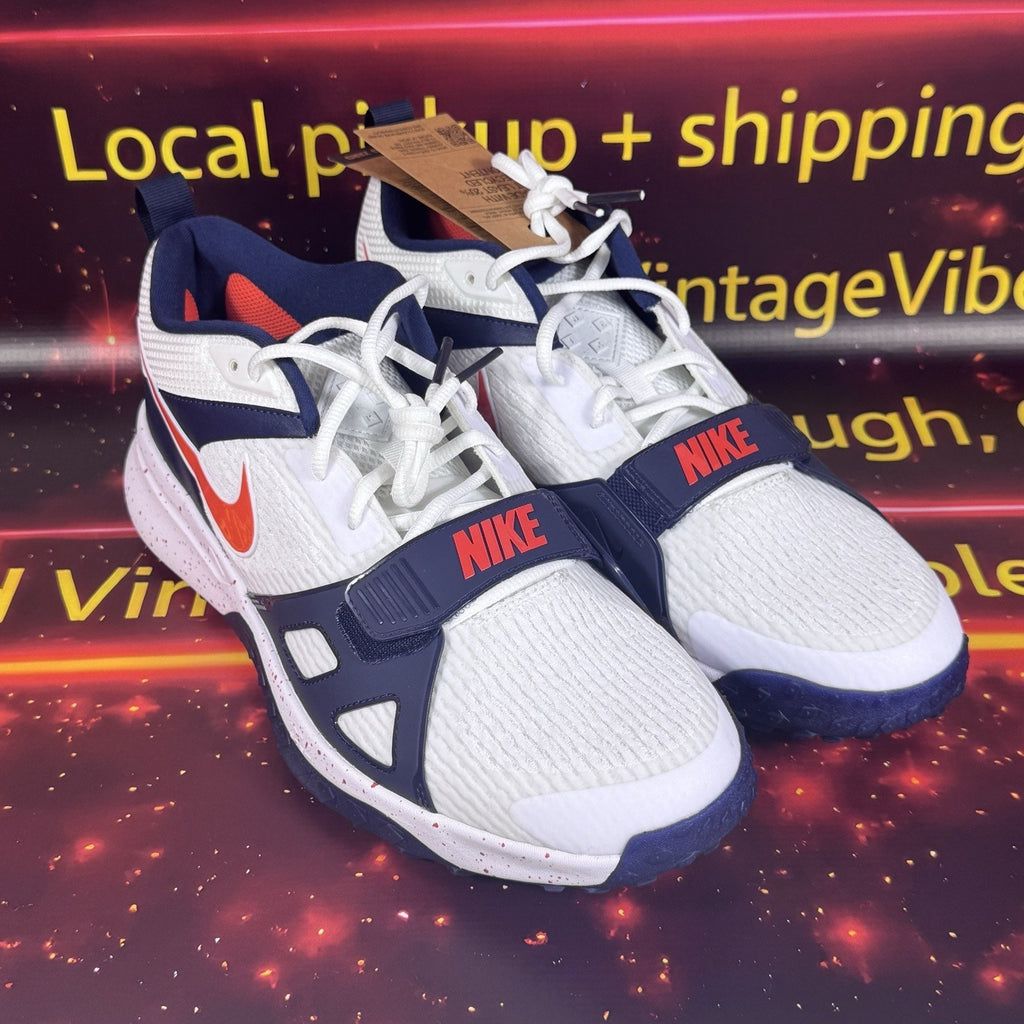Nike Air Zoom Diamond Turf Elite Virginia PE Baseball Shoes Men 13 HQ1432-100
