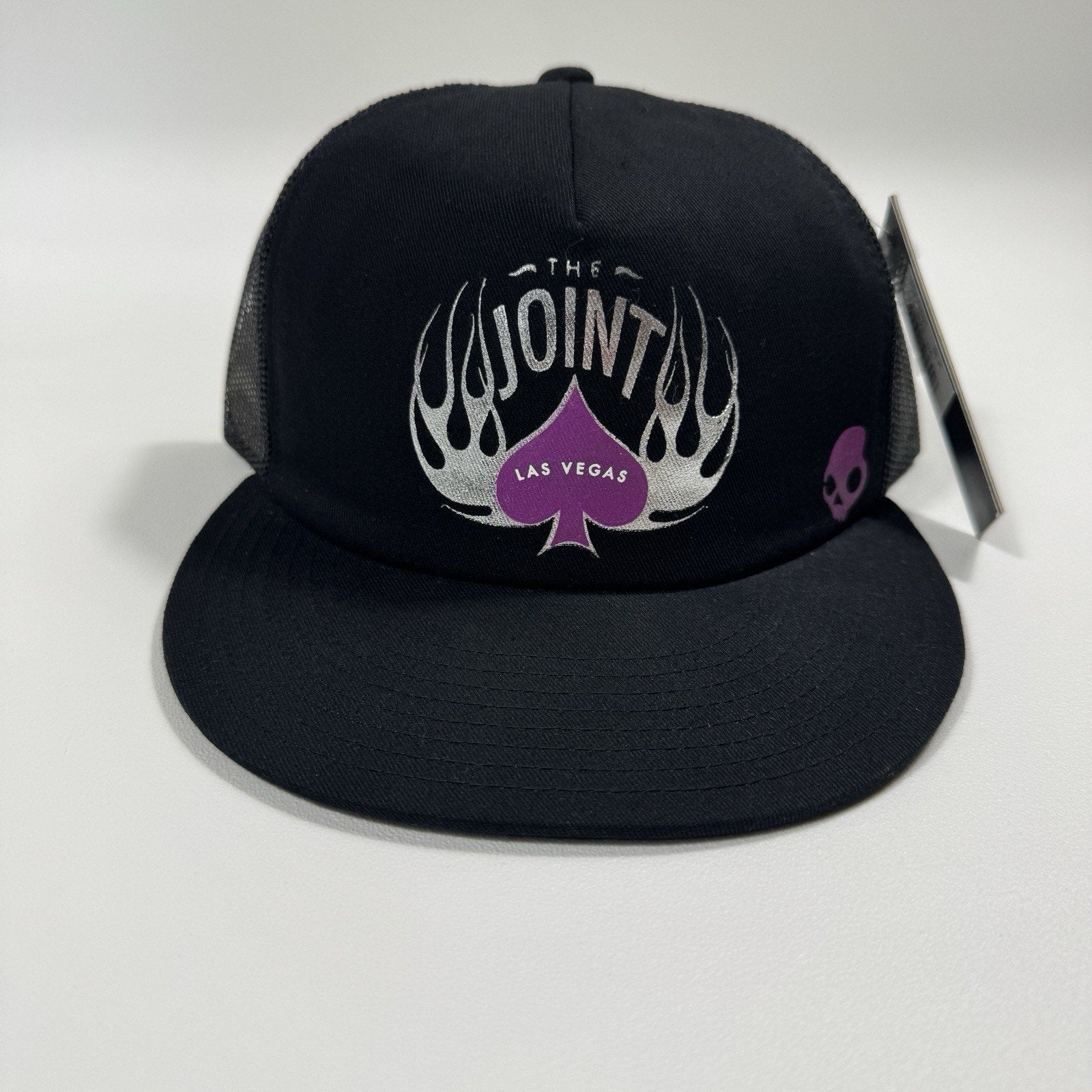 Skullcandy x The Joint Las Vegas Hard Rock Trucker Hat Rare Promo Y2K Snapback