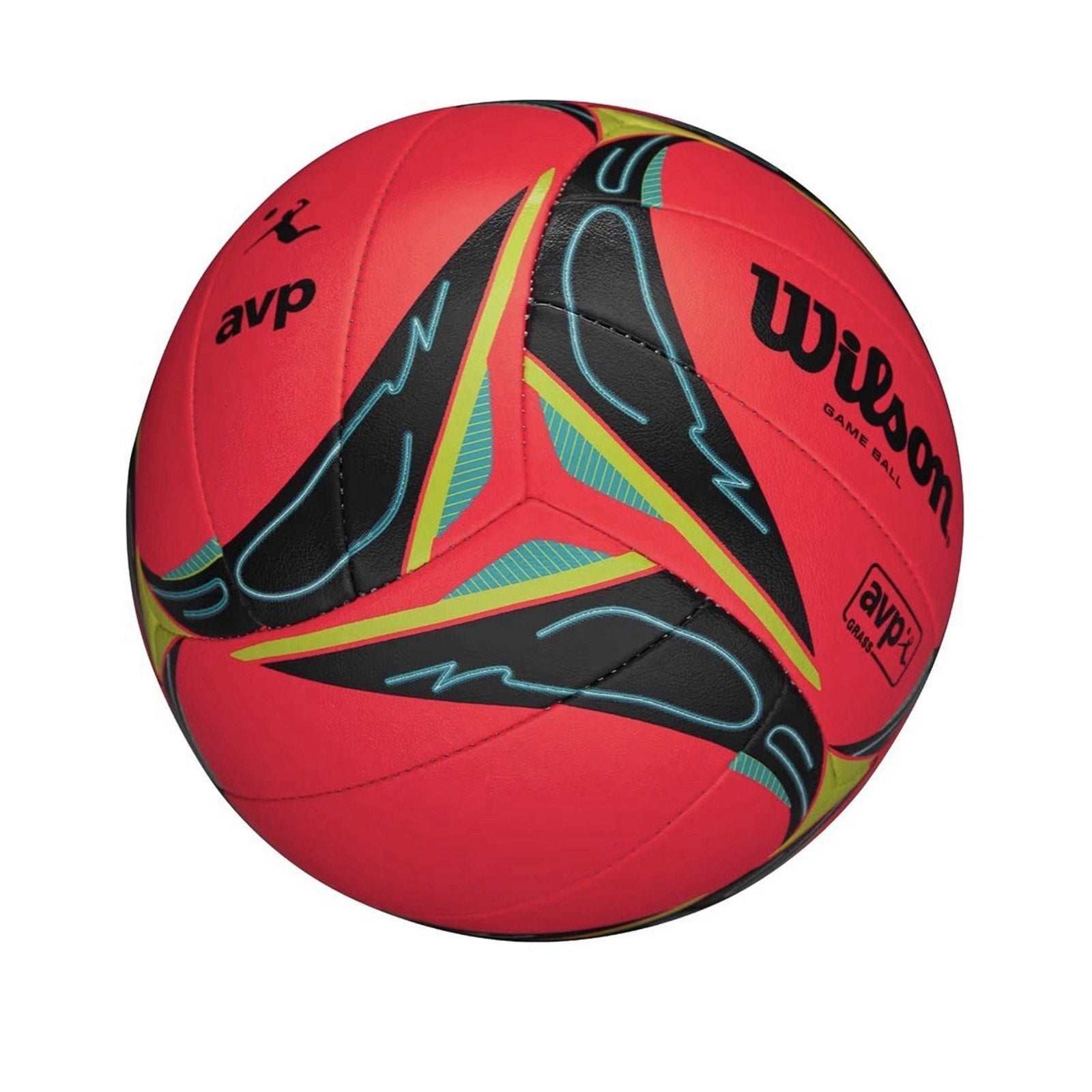 Wilson AVP GRX Grass Game Ball Volleyball Official Size New in Box Neon Pink
