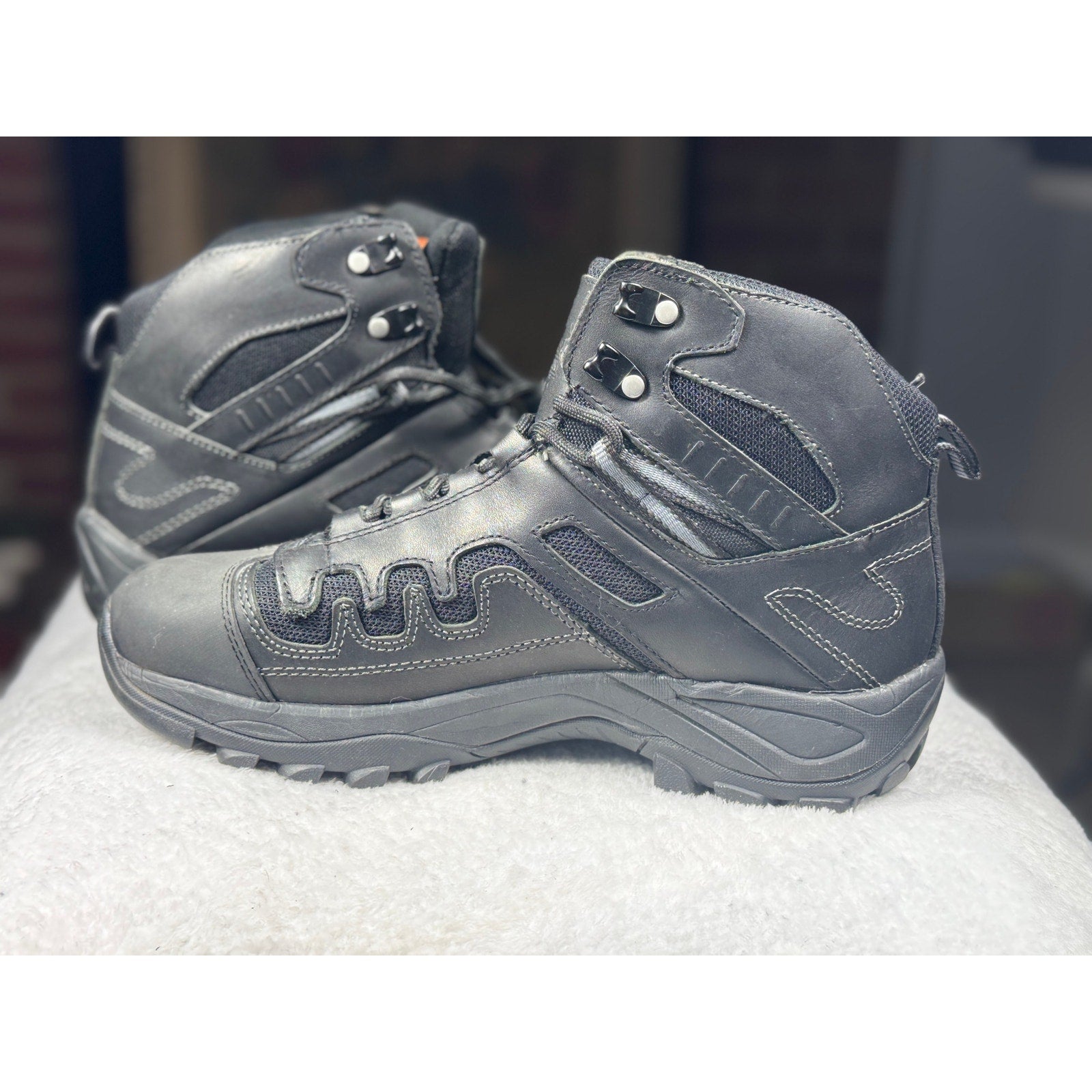 Harley-Davidson Tactical Hiking Combat Boots Black Men’s Size 9 M D93077 Riding
