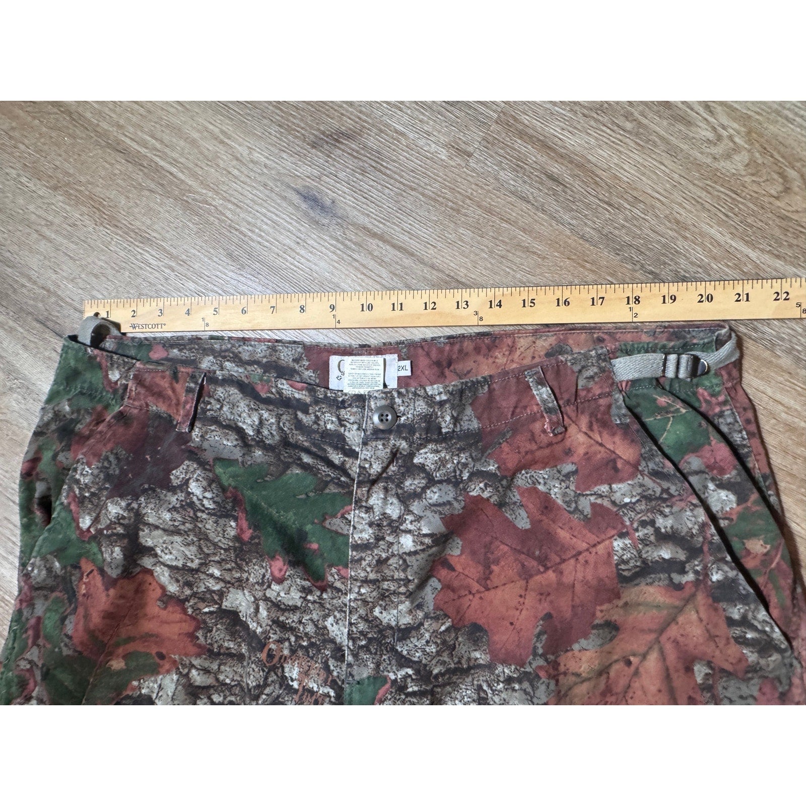 Jim Crumley Outfitter Mossy Oak Camo Cargo Hunting Pants Men’s 2XL 43x30