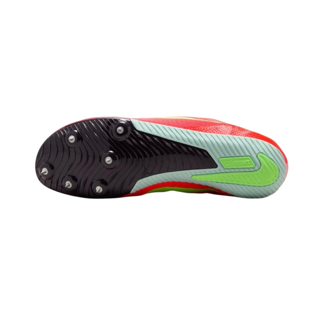 Nike Zoom Rival Sprint Track No Spikes Bright Crimson Volt FZ9663-600 Sz 11 Read