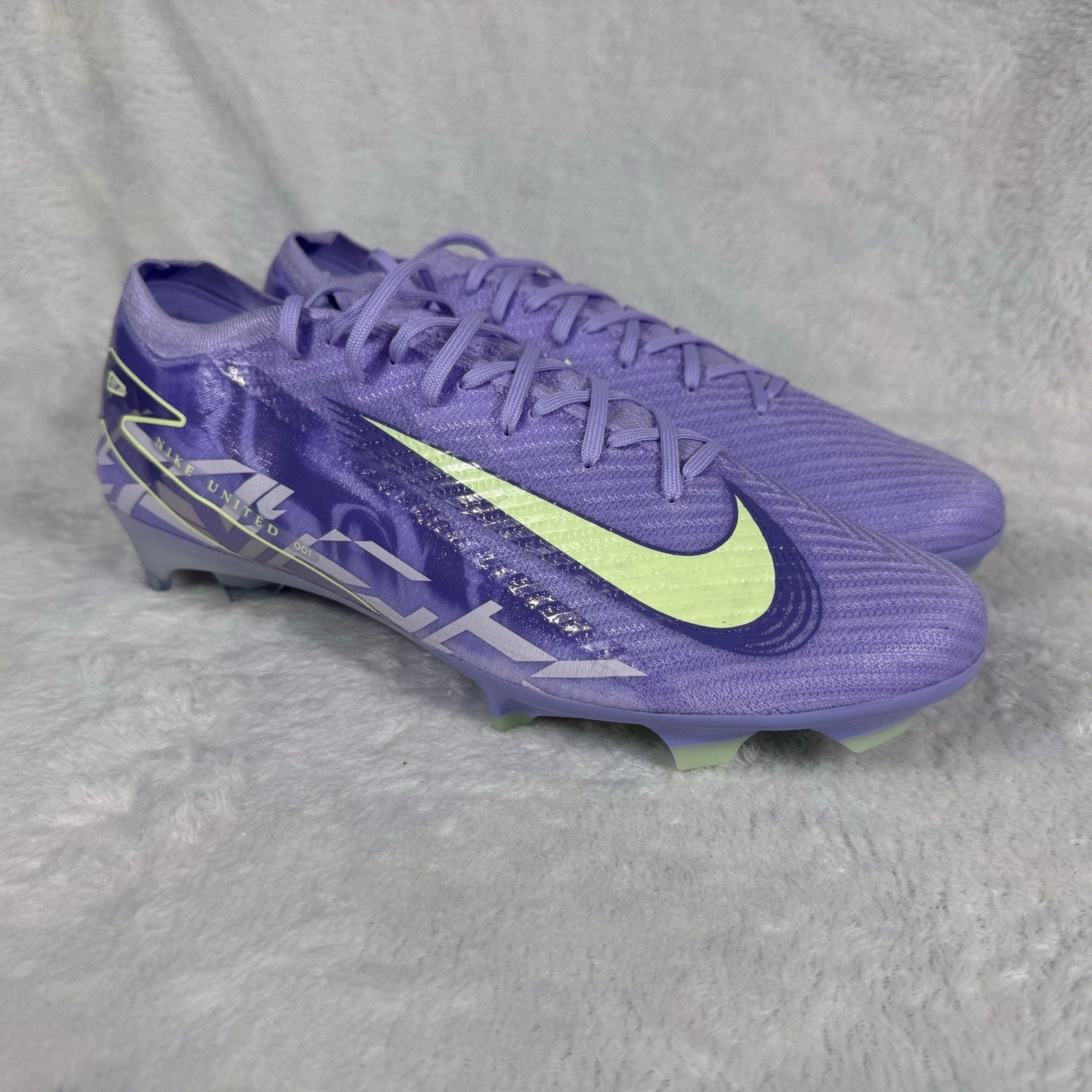 NIKE Zoom Mercurial Vapor 16 Elite FG United Pack Soccer Cleats Mens 13 Purple