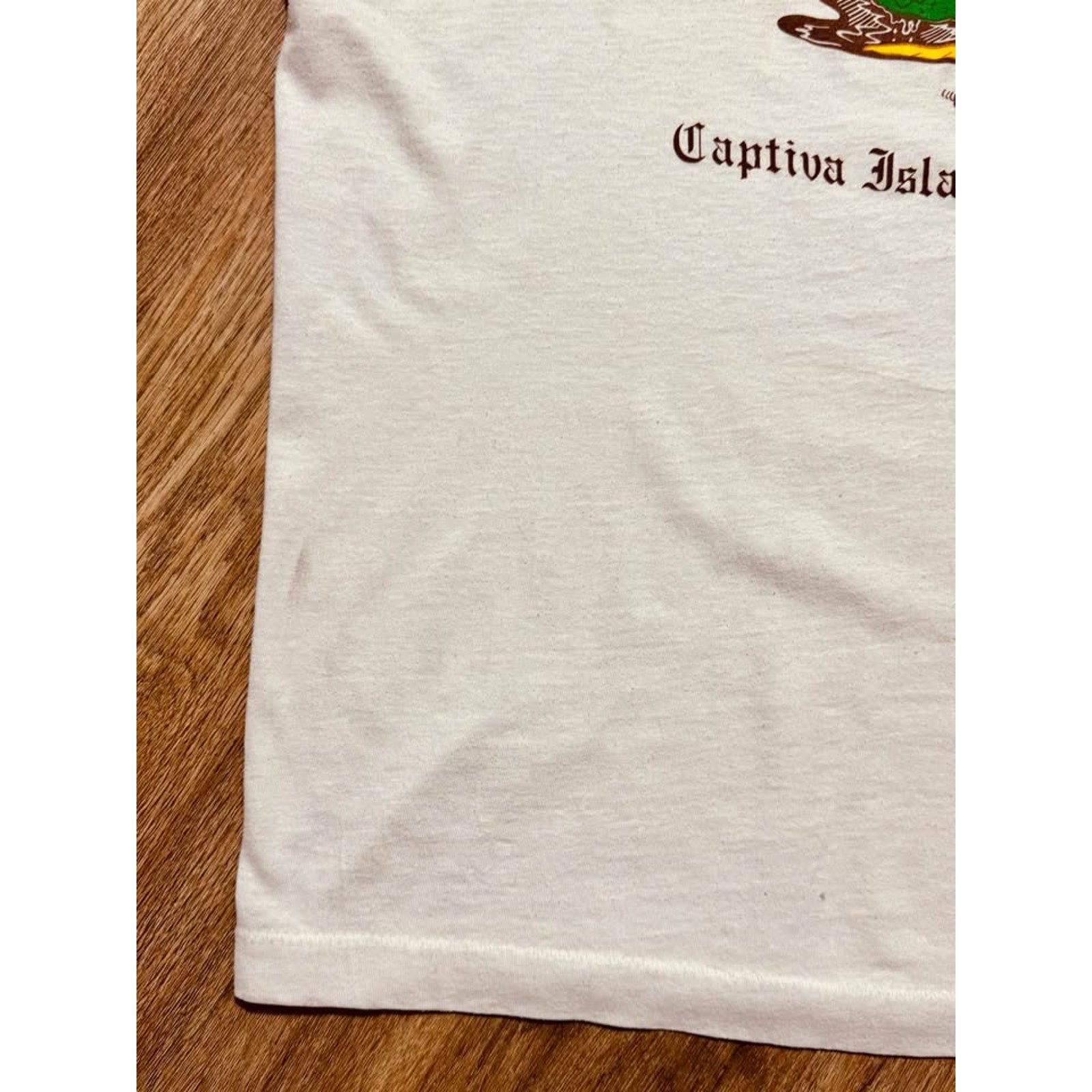 Vintage 1970s/1980s Screen Stars The Mucky Duck Captiva Island Florida Ringer T-Shirt USA XL