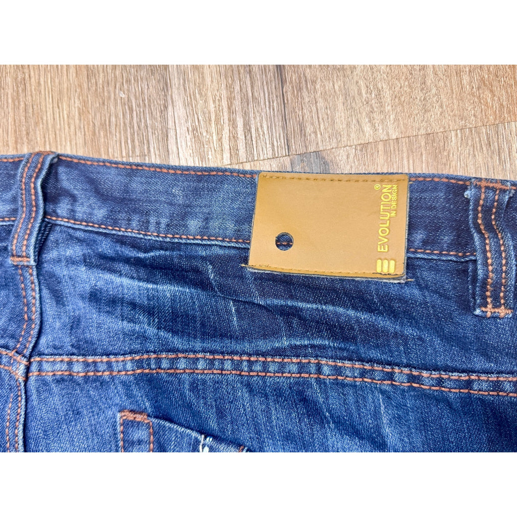 Evolution In Design Y2K Baggy Jeans Men’s 40x32 Distressed Studded Denim