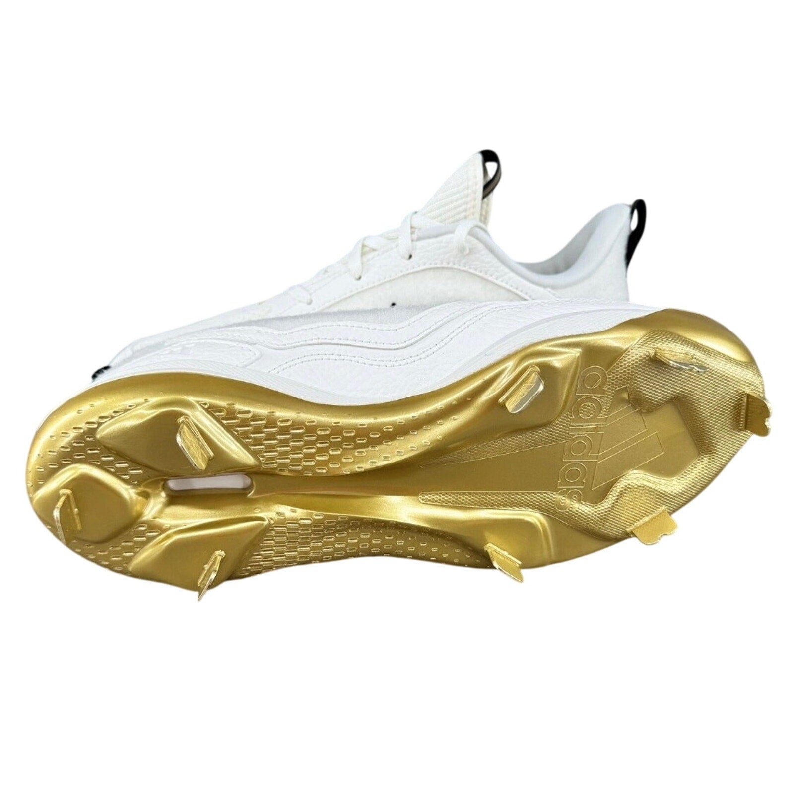 Adidas Women's PureHustle 3 Elite Metal Softball Cleats Sz 13 White Gold ID7638